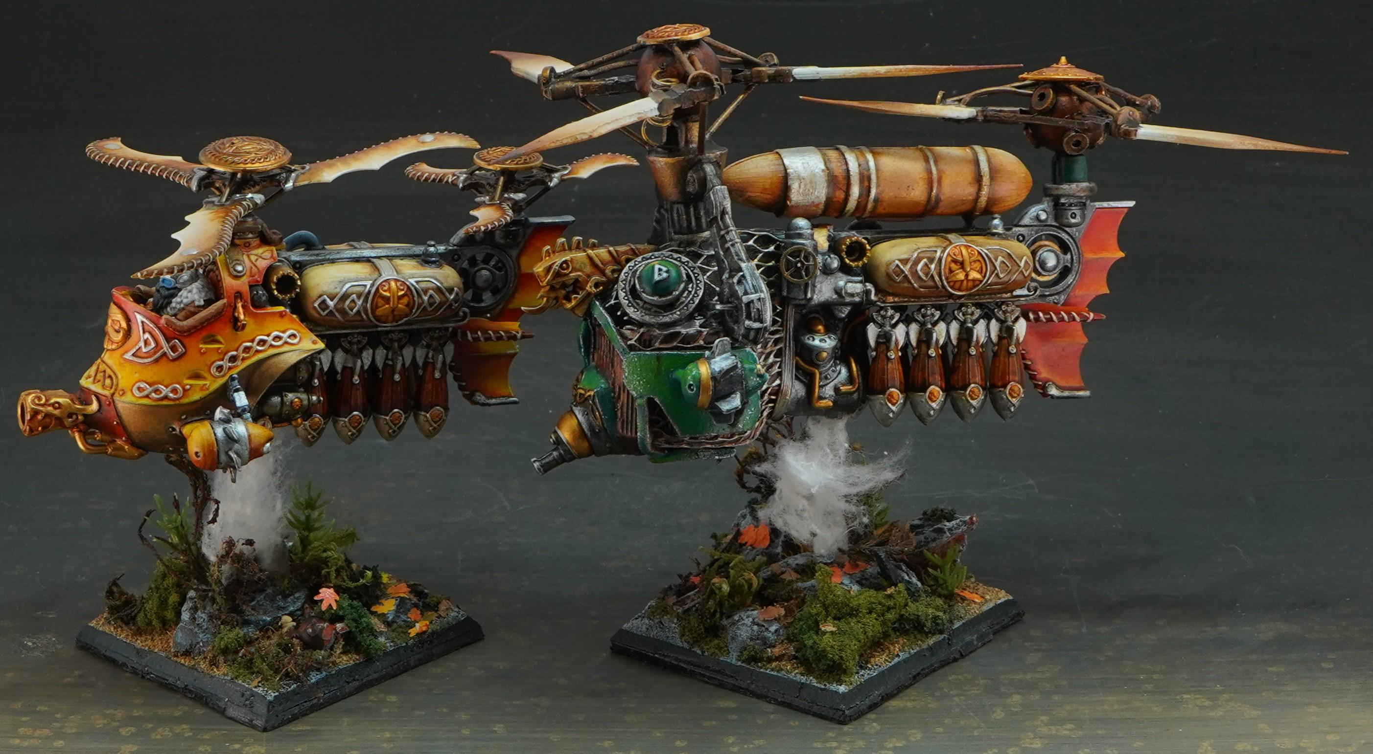 Bomber, Dwarves, Gyrocopter