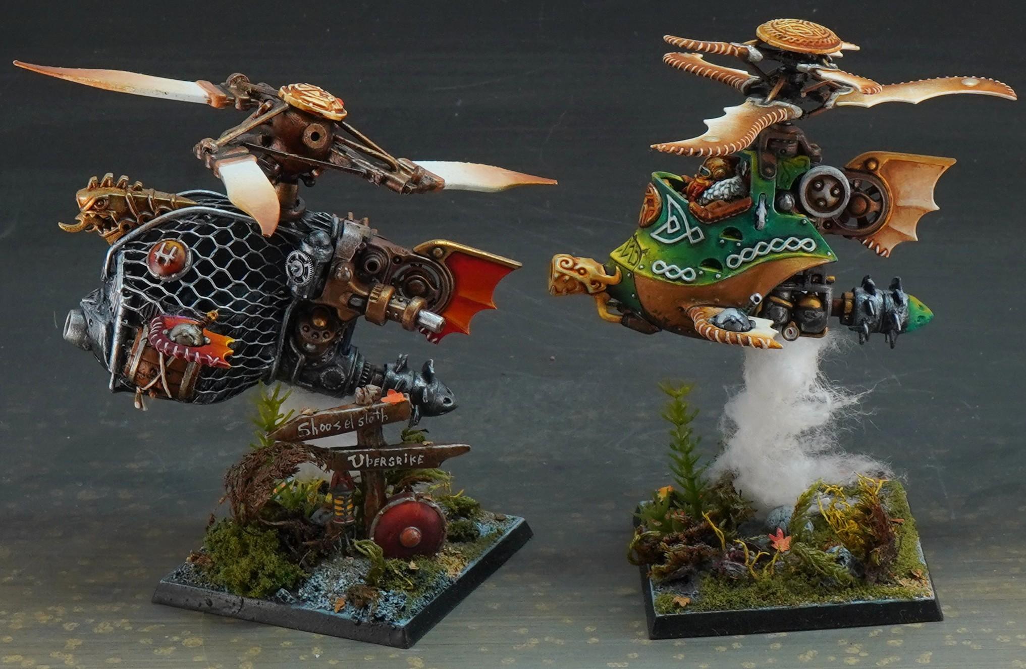 Bomber, Dwarves, Gyrocopter