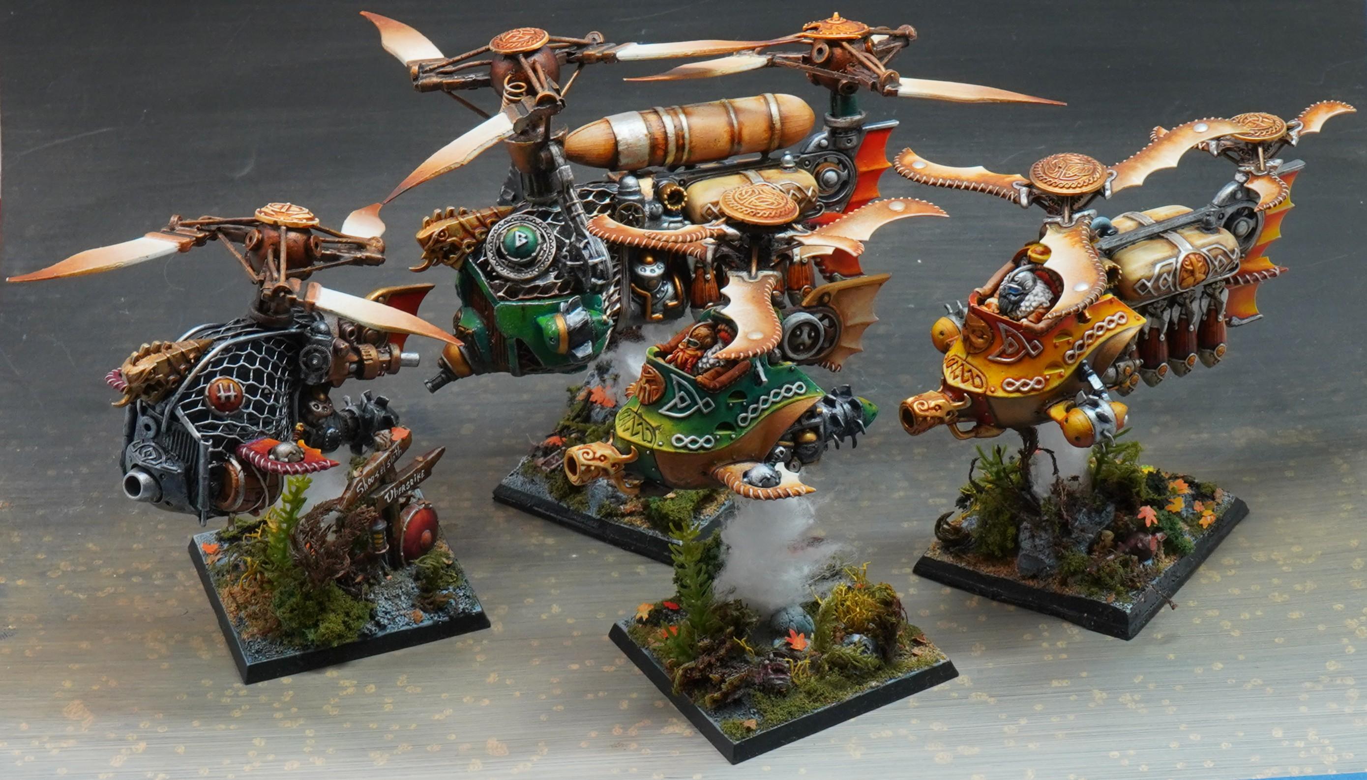 Bomber, Dwarves, Gyrocopter