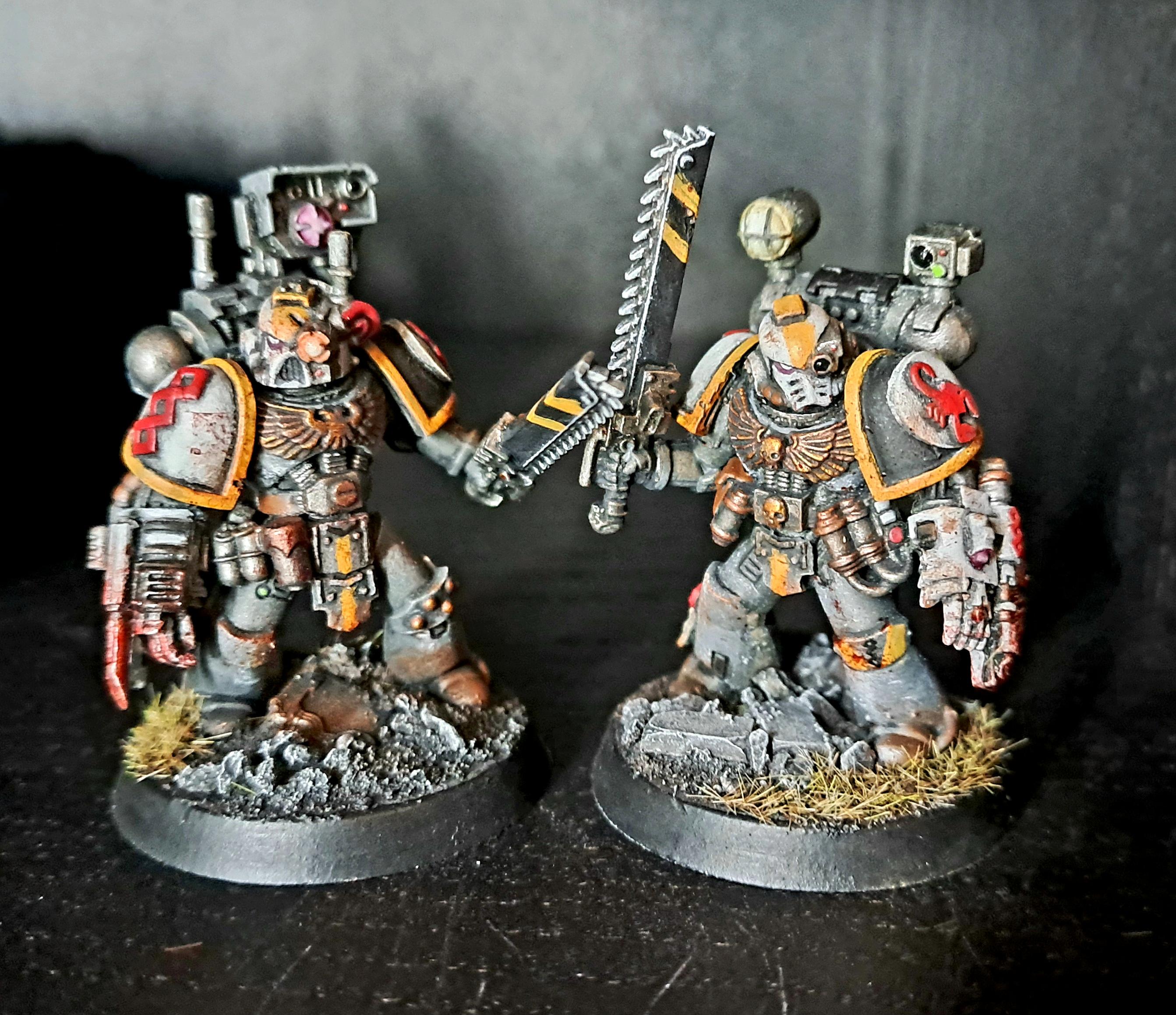 Apothecary, Mkiv, Red Scorpions, Space Marines, Veteran, Warhammer 40,000