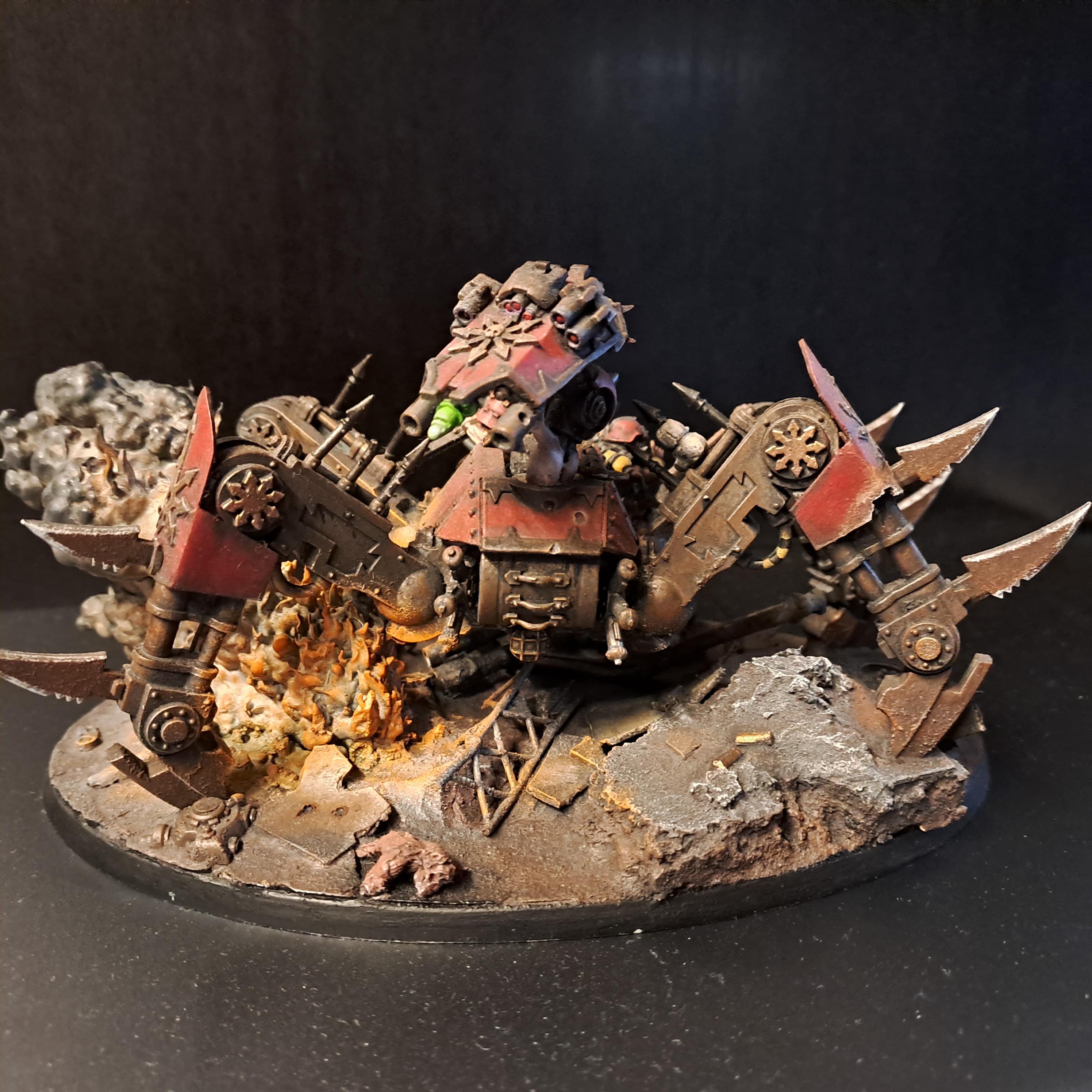 Blood Pact, Chaos, Daemon Engine, Defiler, Khorne, Object Source Lighting, Renegades, Sculpted On Effects, Stalk Tank, Traitor Guard, Venom Crawler, Warhammer 40,000