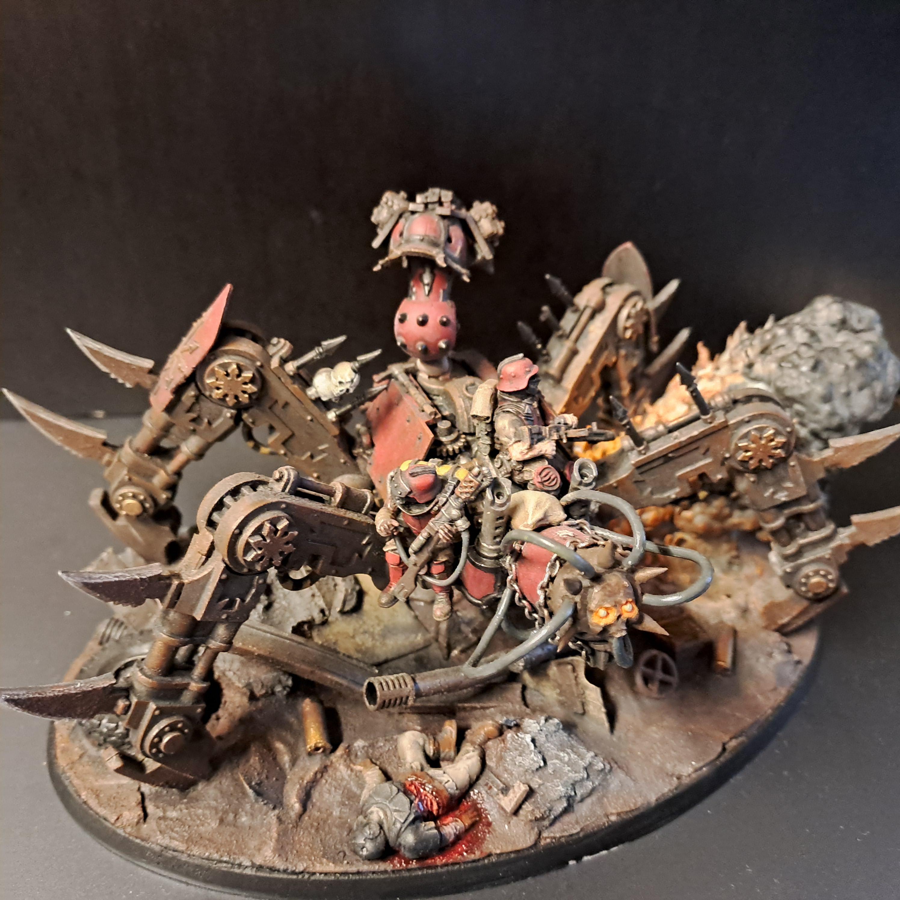 Blood Pact, Chaos, Daemon Engine, Defiler, Khorne, Object Source Lighting, Renegades, Sculpted On Effects, Stalk Tank, Traitor Guard, Venom Crawler, Warhammer 40,000