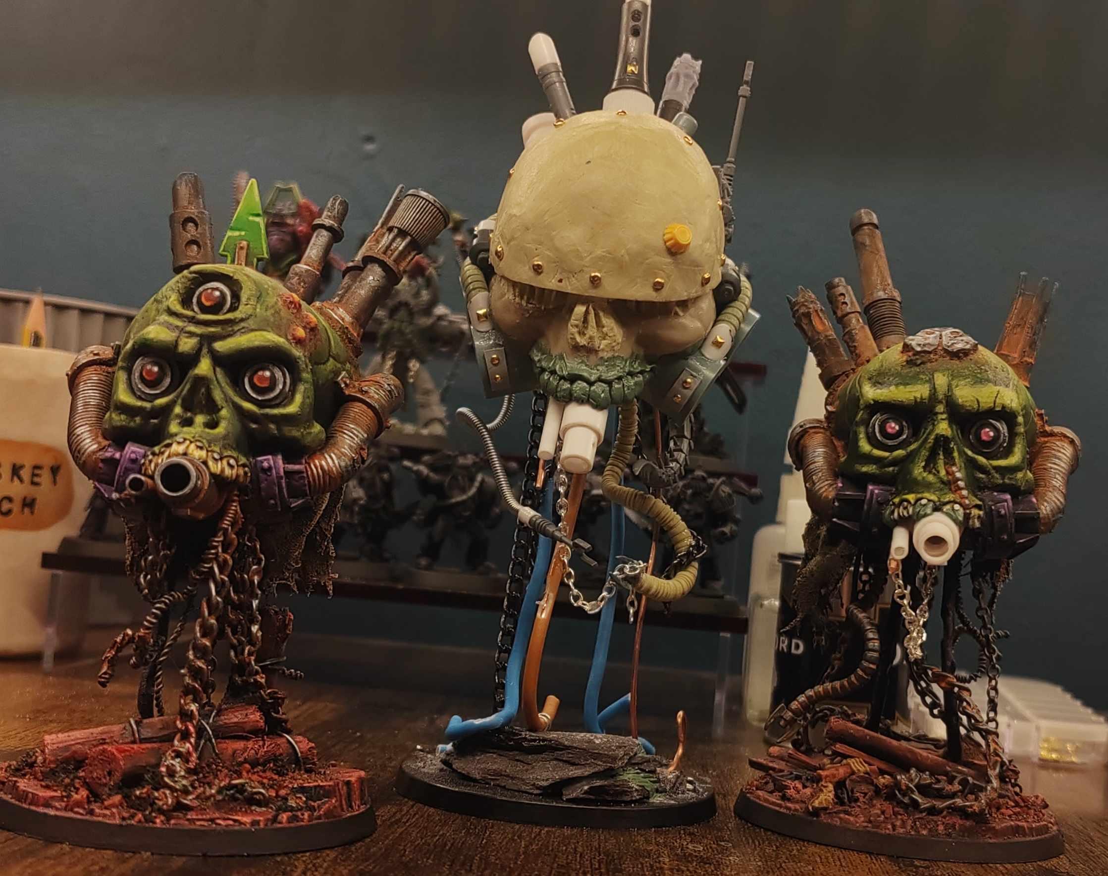 Scratchbuilt Foetid Blight Drones