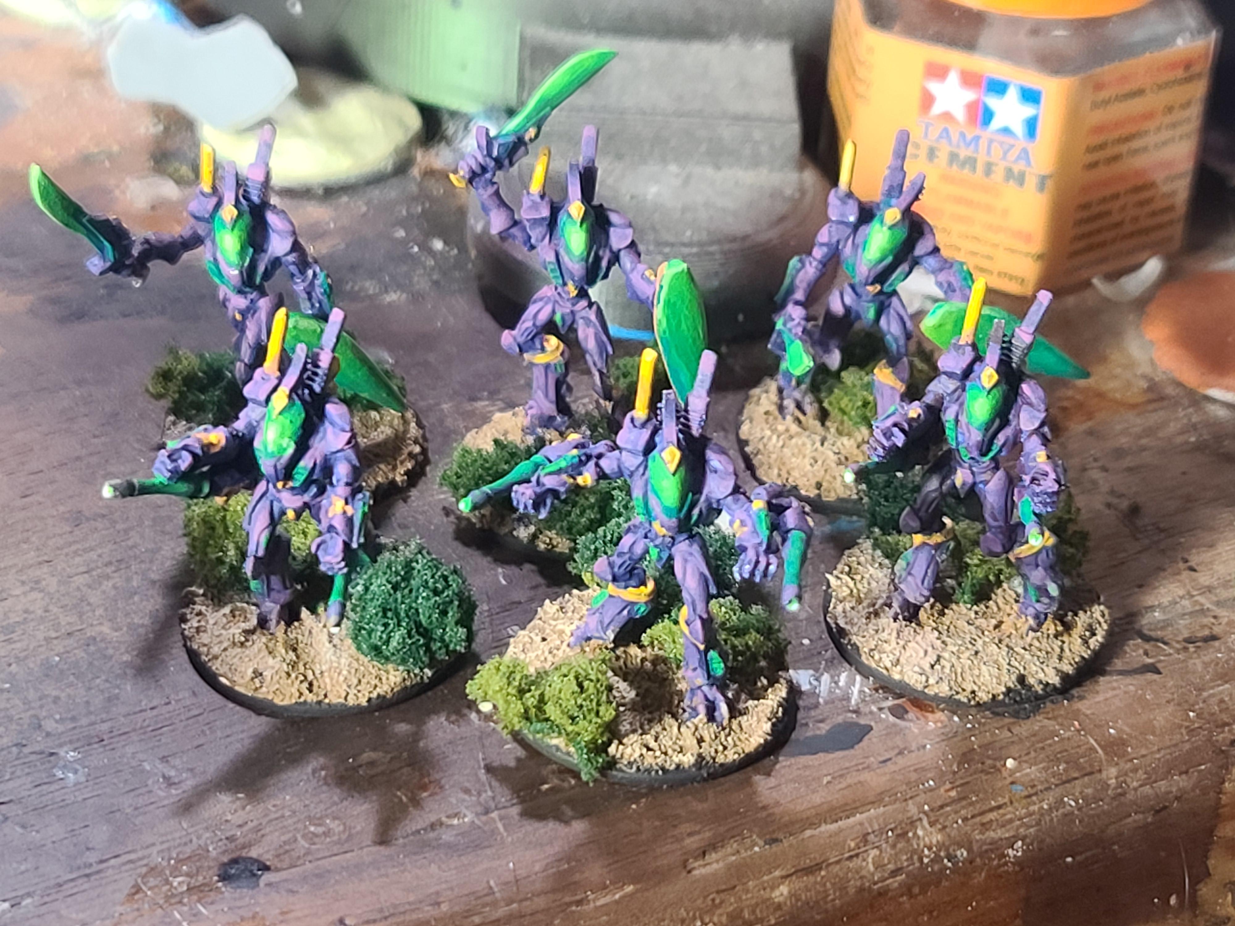 6mm, Eldar, Eloi, Proxy, Vanguard Miniatures, Wraithknight