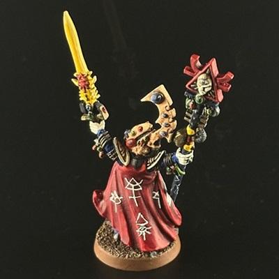 2nd Edition, Eldar, Farseer Painted, Metal, Painted, Rogue Trader, Third Edition