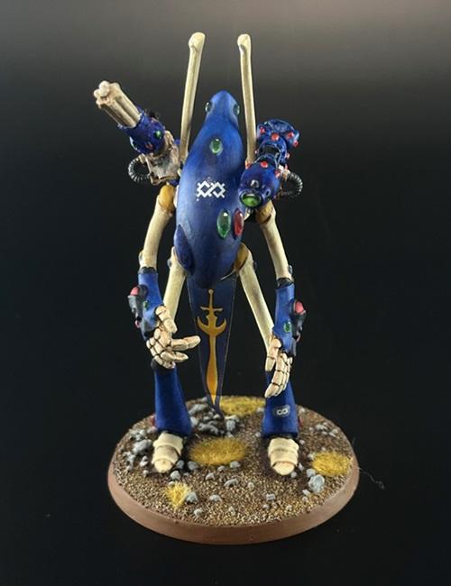 2nd Edition, Eldar, Metal, Painted, Rogue Trader, Third Edition, Wraith Lord Metal, Wraith Lord Painted