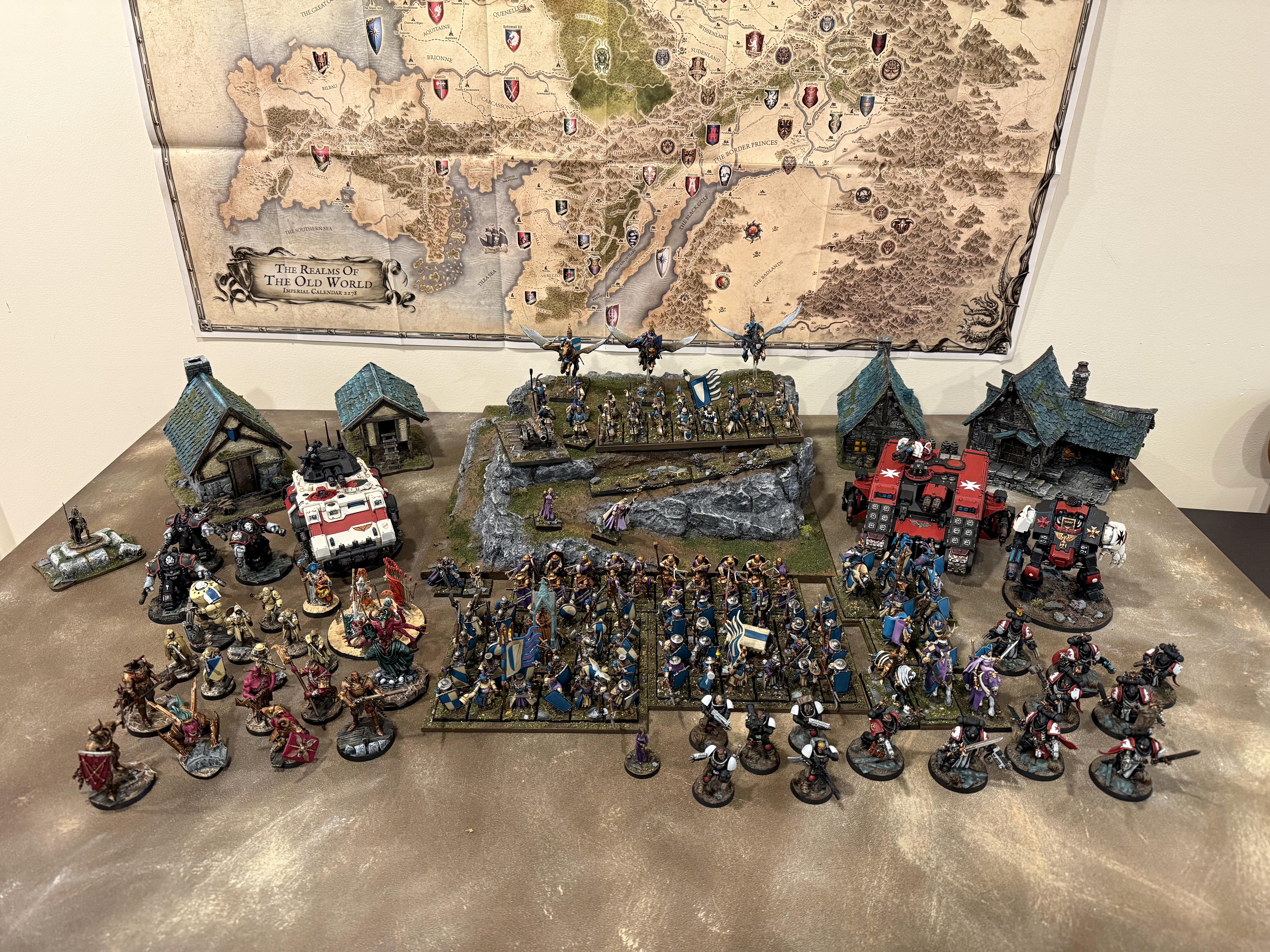 Black Templars, Bretonnians, Miniatures, Yearly Progress