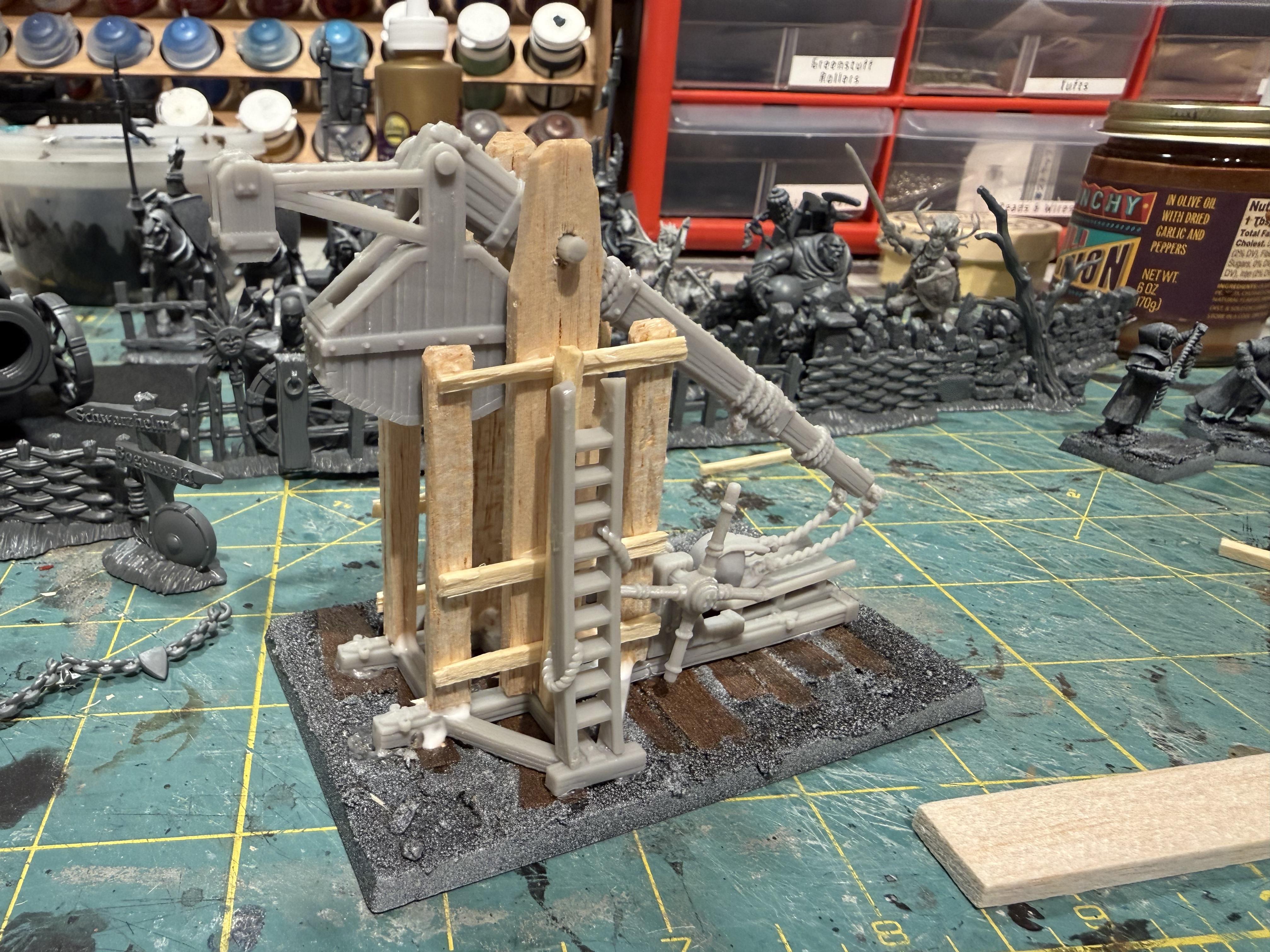 Border Brigands, Bretonnian Exiles, Bretonnians, Conversion, Knights Of The Realm, Peasants, Trebuchet