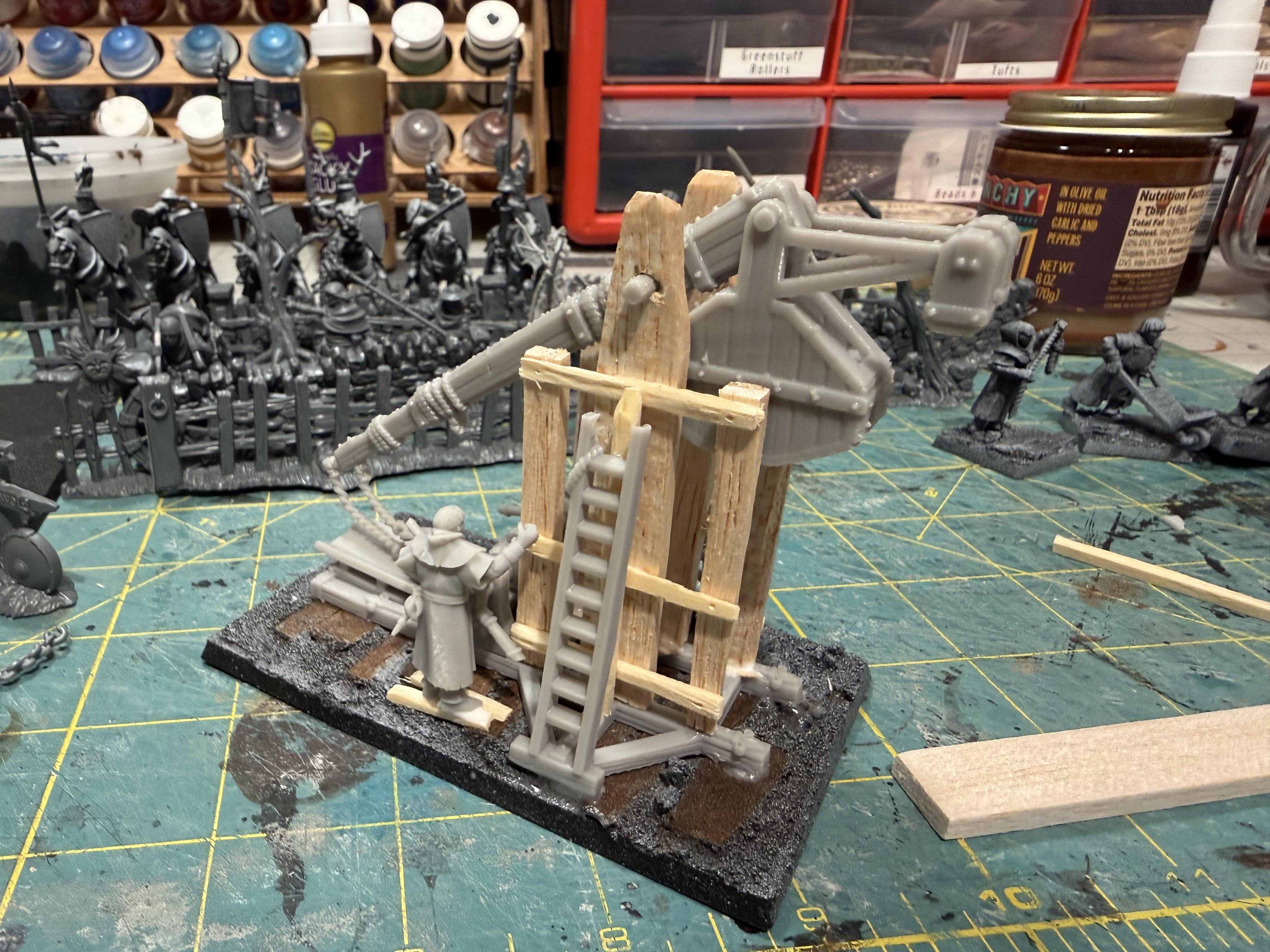 Border Brigands, Bretonnian Exiles, Bretonnians, Conversion, Knights Of The Realm, Peasants, Trebuchet