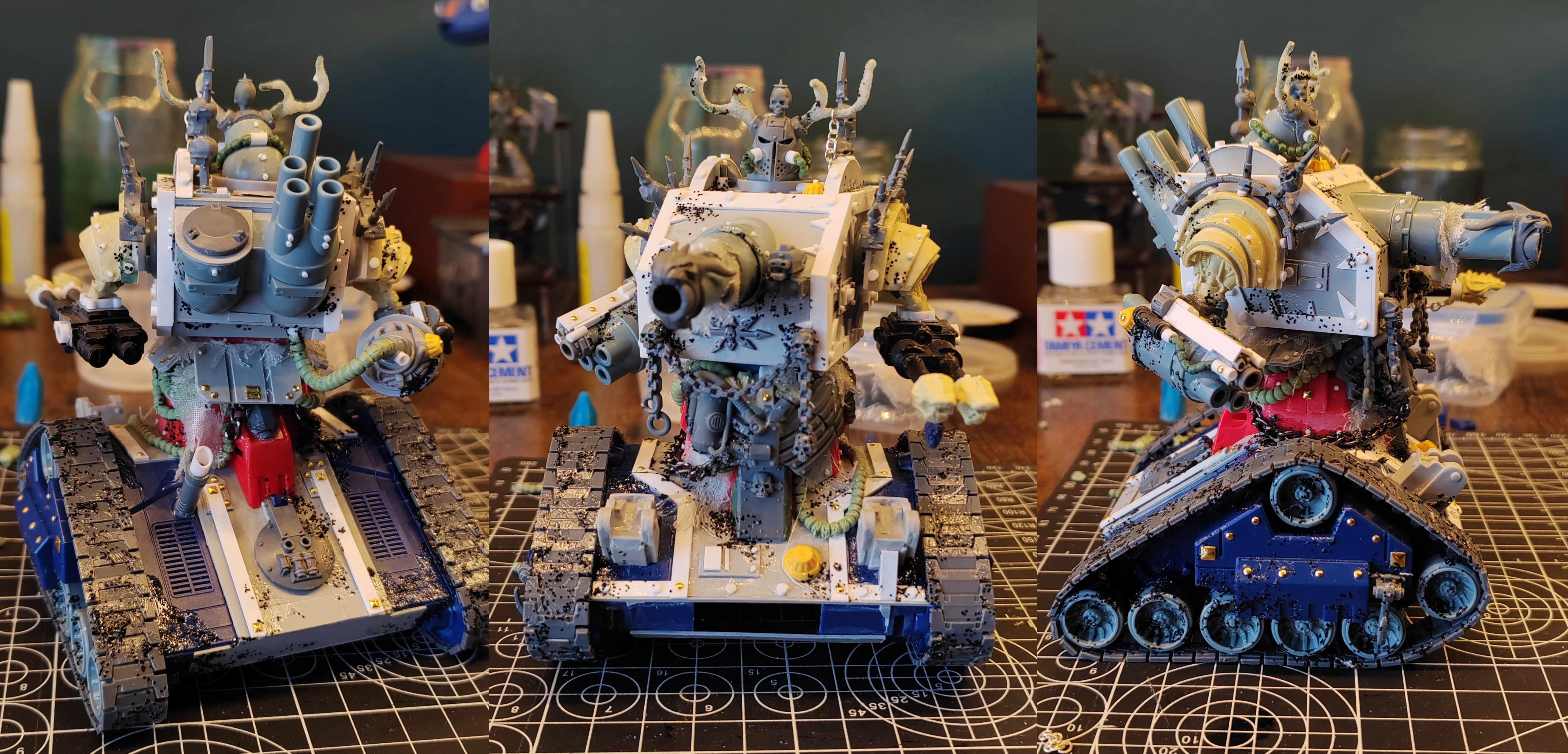 Nurgle Defiler scratchbuild WIP