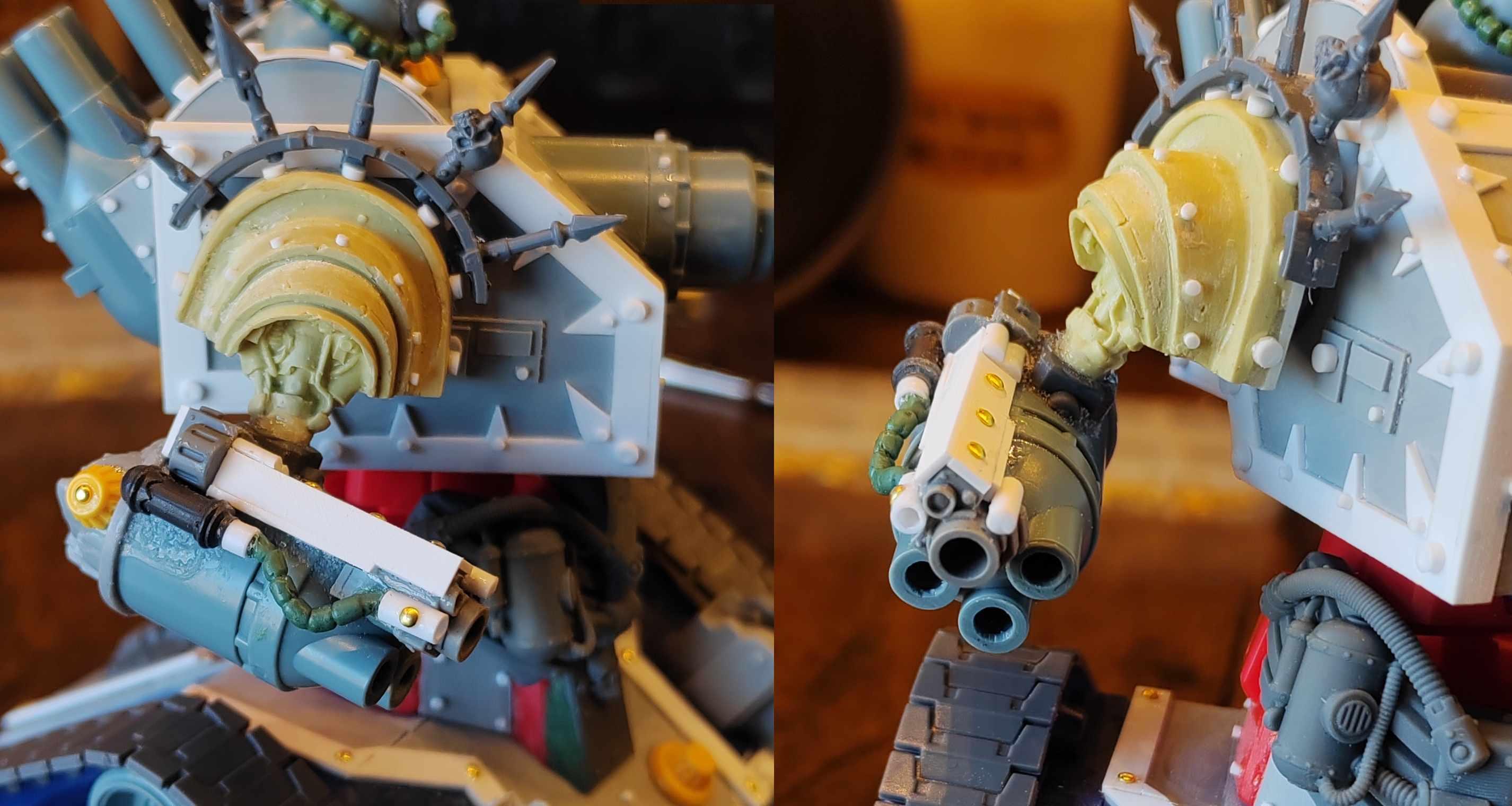 Scratchbuilt Havoc Launcher arm