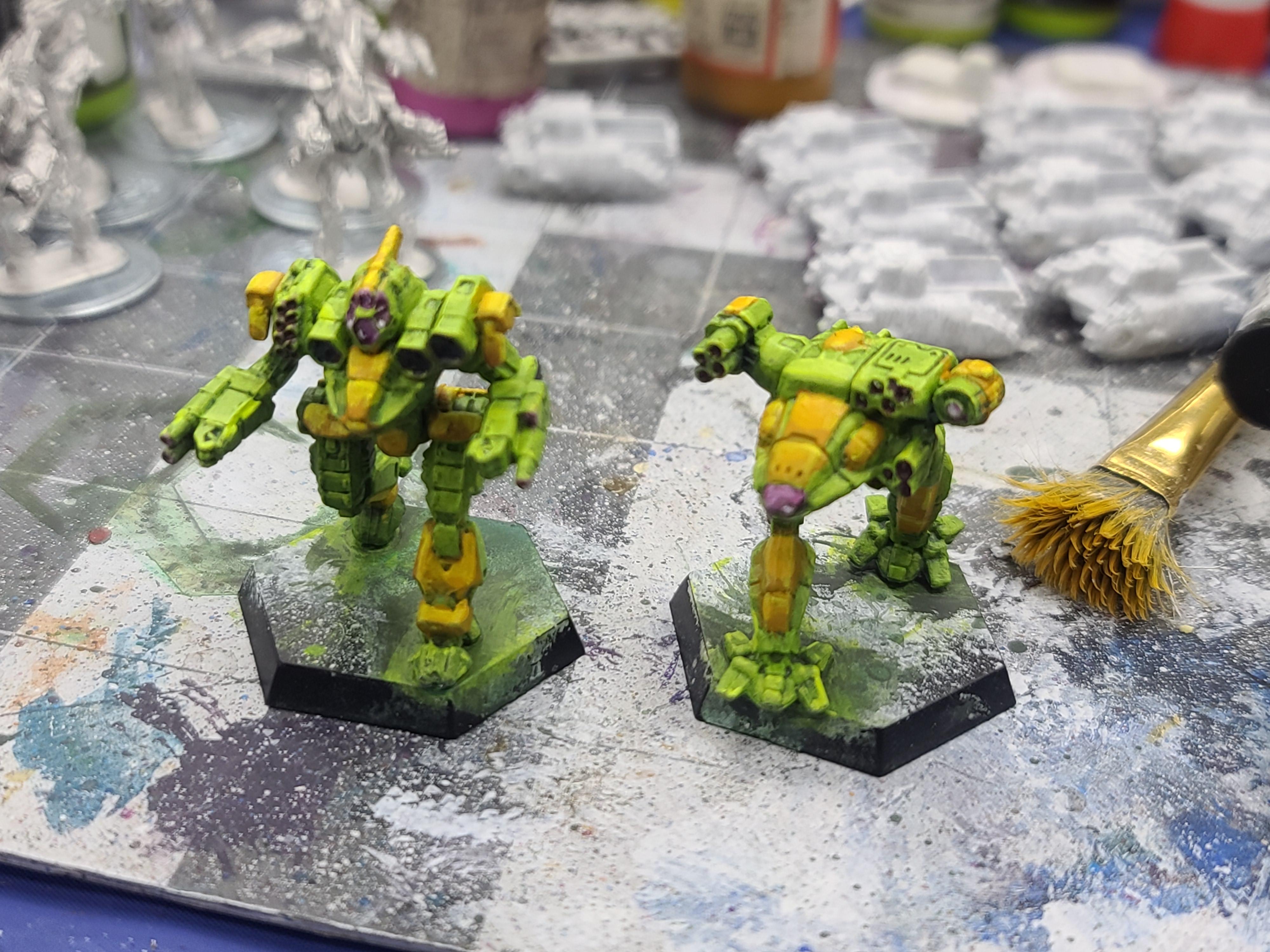 Battletech, Catalyst Game Labs, Clan Jade Falcon, Fore Falcon, Hellion, Mech