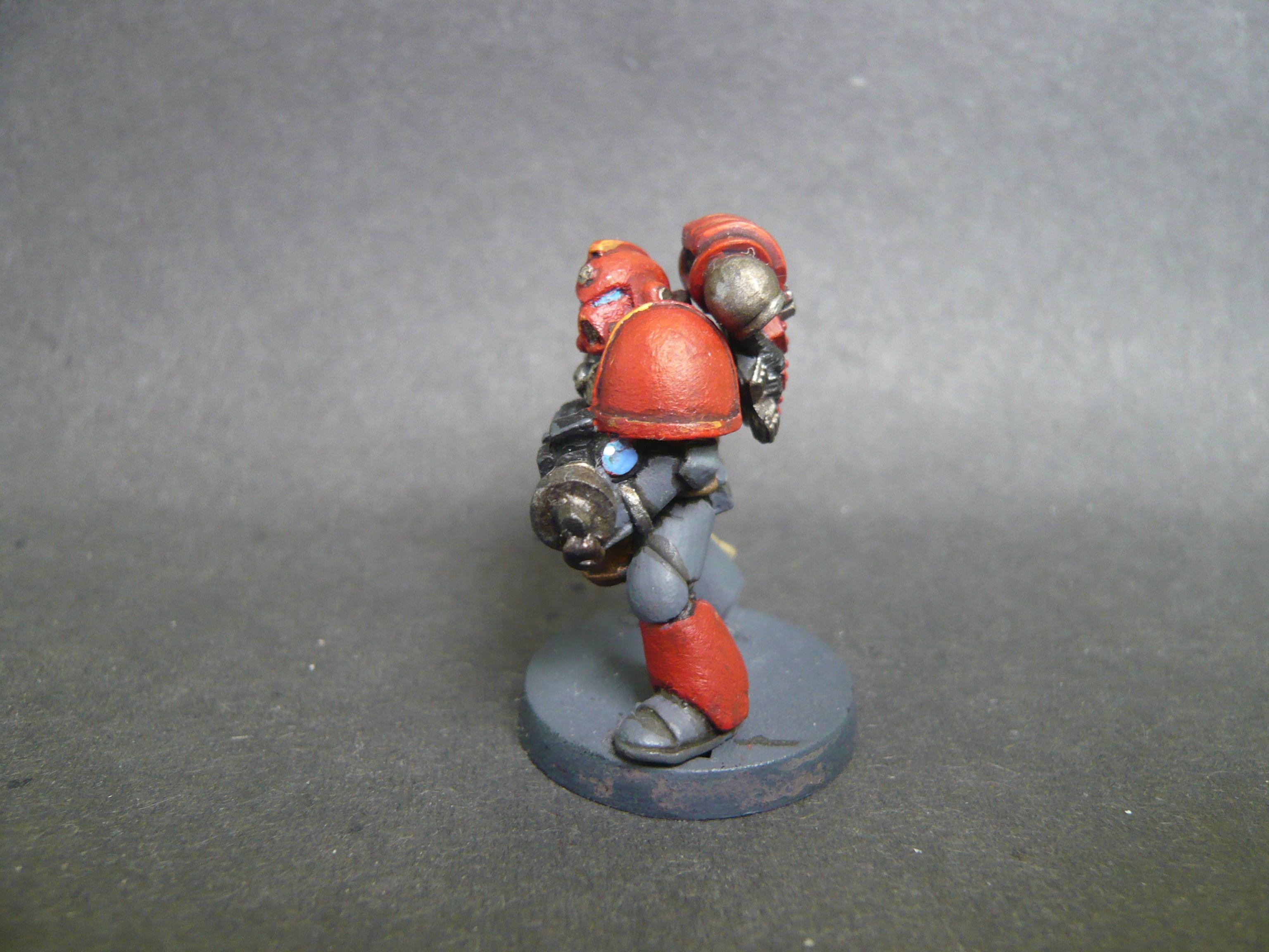 Old metal tactical marine with flamer