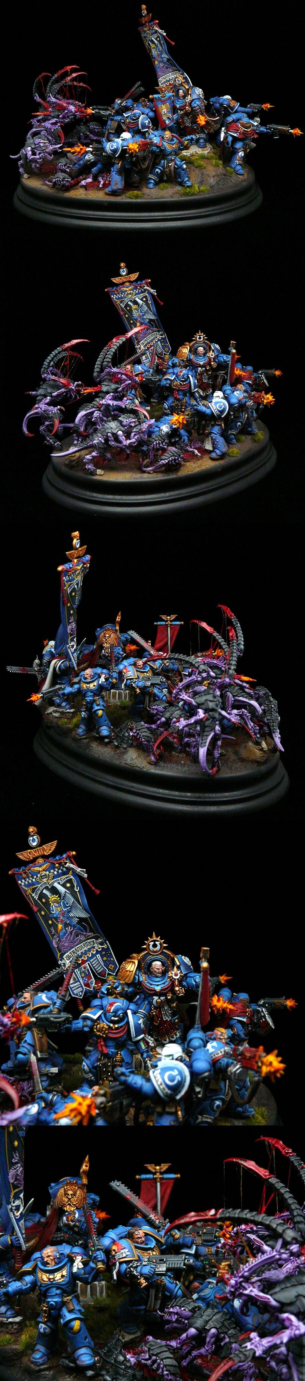 Adeptus Astartes, Centos, Demetrian Titus, Marneus Calgar, Primaris, Space Marines, Tyrannic War, Tyrannic War Veterans, Ultramarines