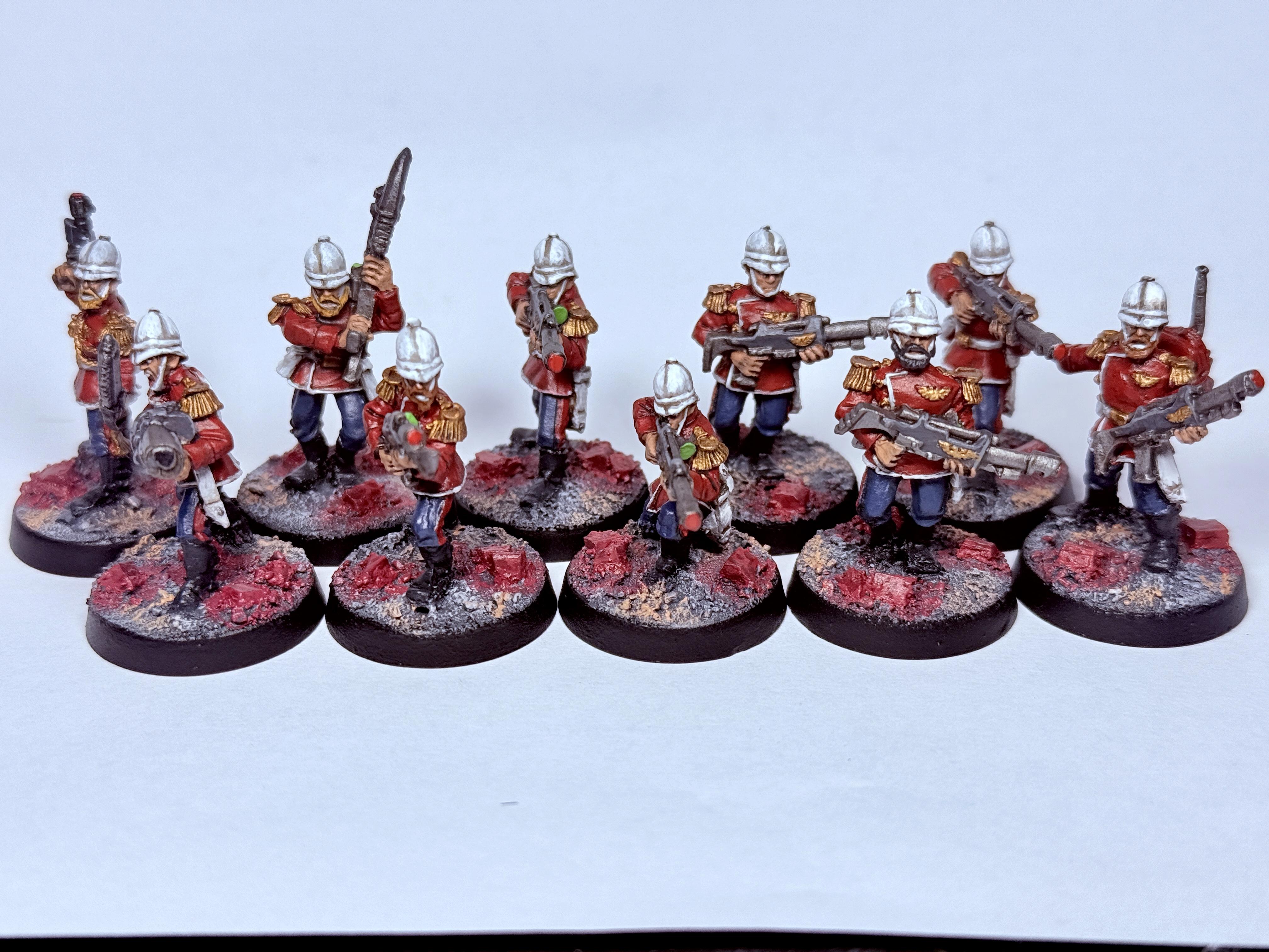 Astra Militarum, Imperial Guard, Infantry, Praetorians, Squad, Warhammer 40,000, Warhammer Fantasy