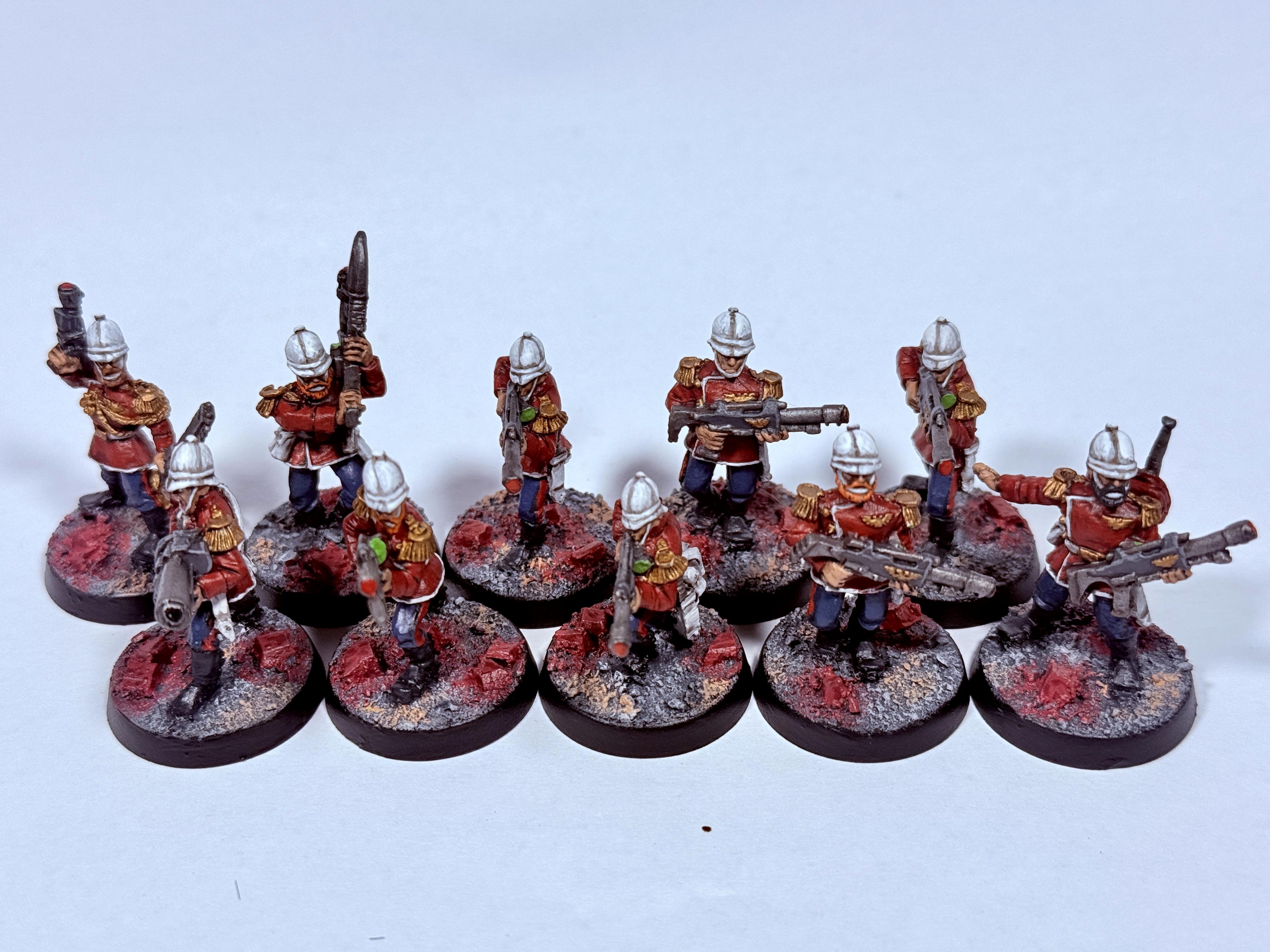 Astra Militarum, Imperial Guard, Infantry, Praetorians, Squad, Warhammer 40,000, Warhammer Fantasy