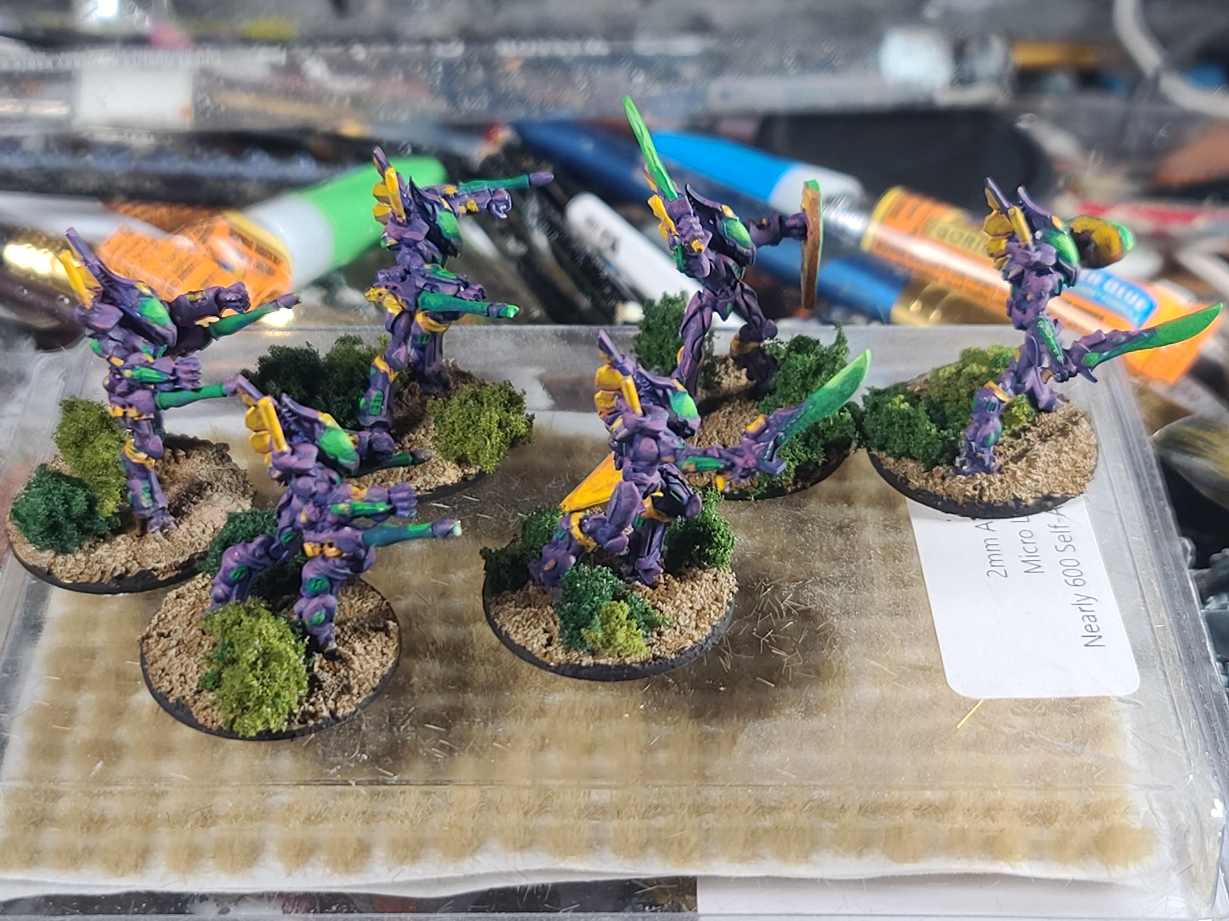 6mm, Eldar, Eloi, Epic, Epic Armageddon, Proxy, Vanguard Miniatures, Warhammer 40,000, Wraithknight