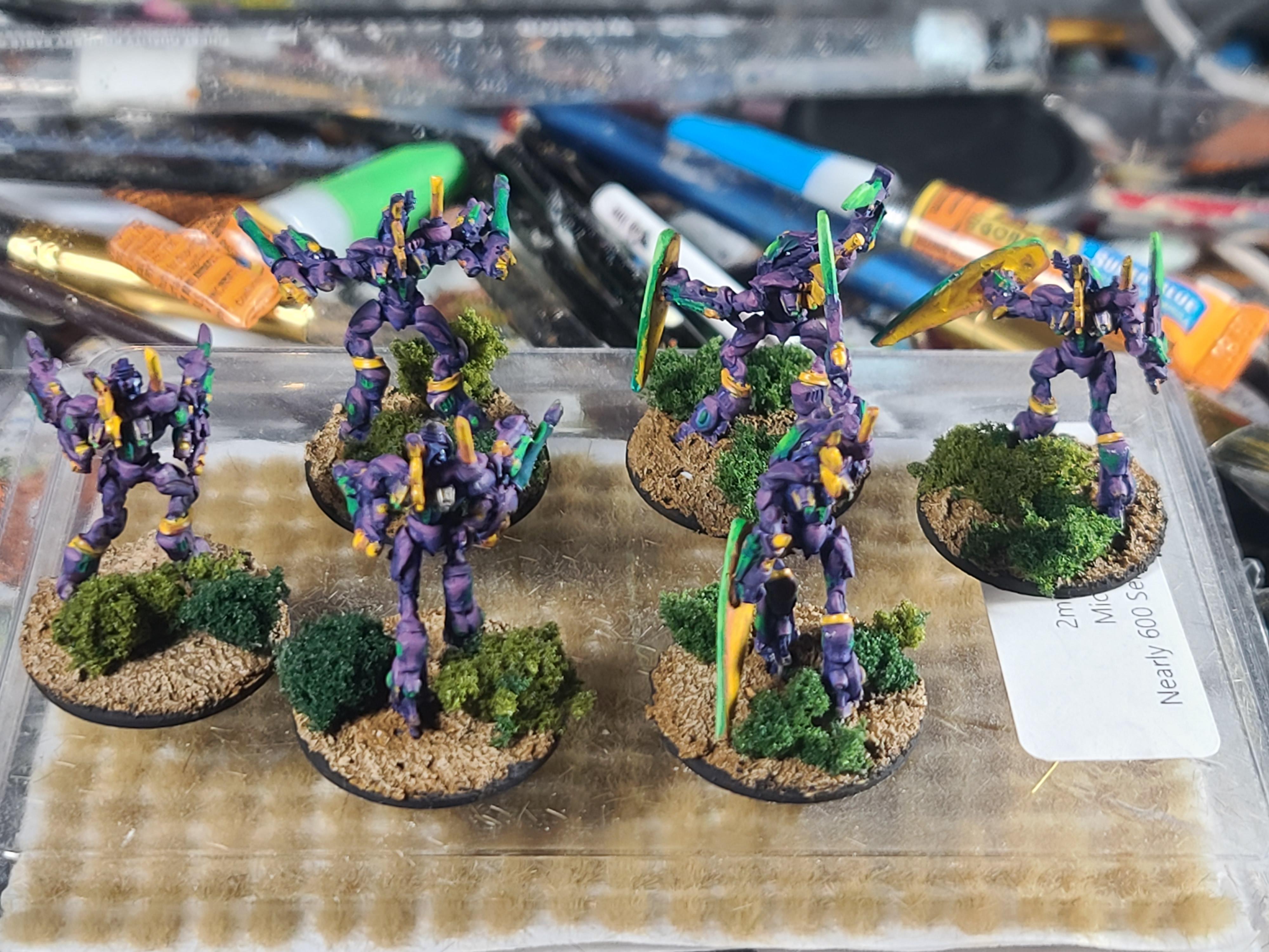 6mm, Eldar, Eloi, Epic, Epic Armageddon, Proxy, Vanguard Miniatures, Warhammer 40,000, Wraithknight