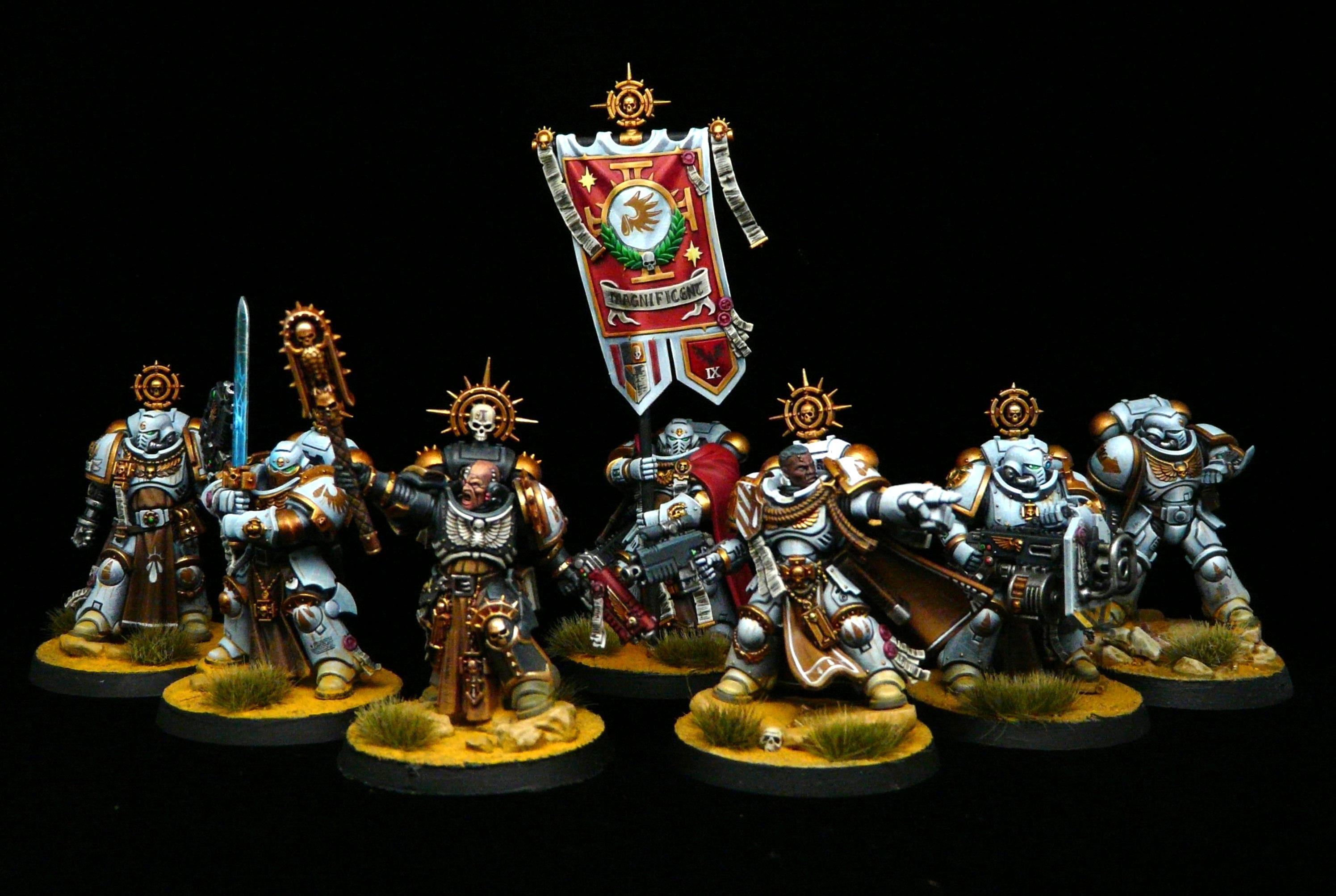 Adeptus Astartes, Angels Magnificent, Command Squad, Primaris, Space Marines