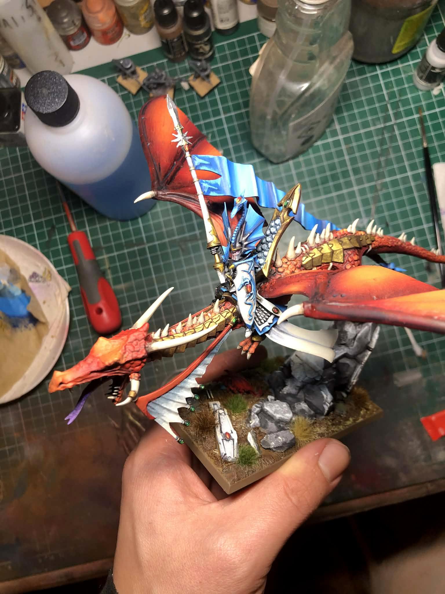 High Elf Prince on Dragon