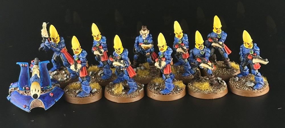 Aeldari, Alaitoc, Captain Brown, Classic, Eldar, Guardian Defenders Squad, Metal, Original, Painted, Support Weapon