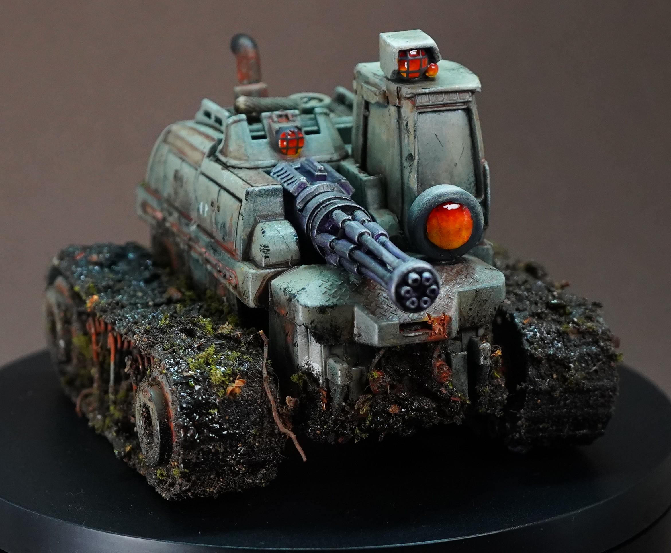 Construction, Kit Bash, Red Alert, Scratch Build, Tank, Toy Bash
