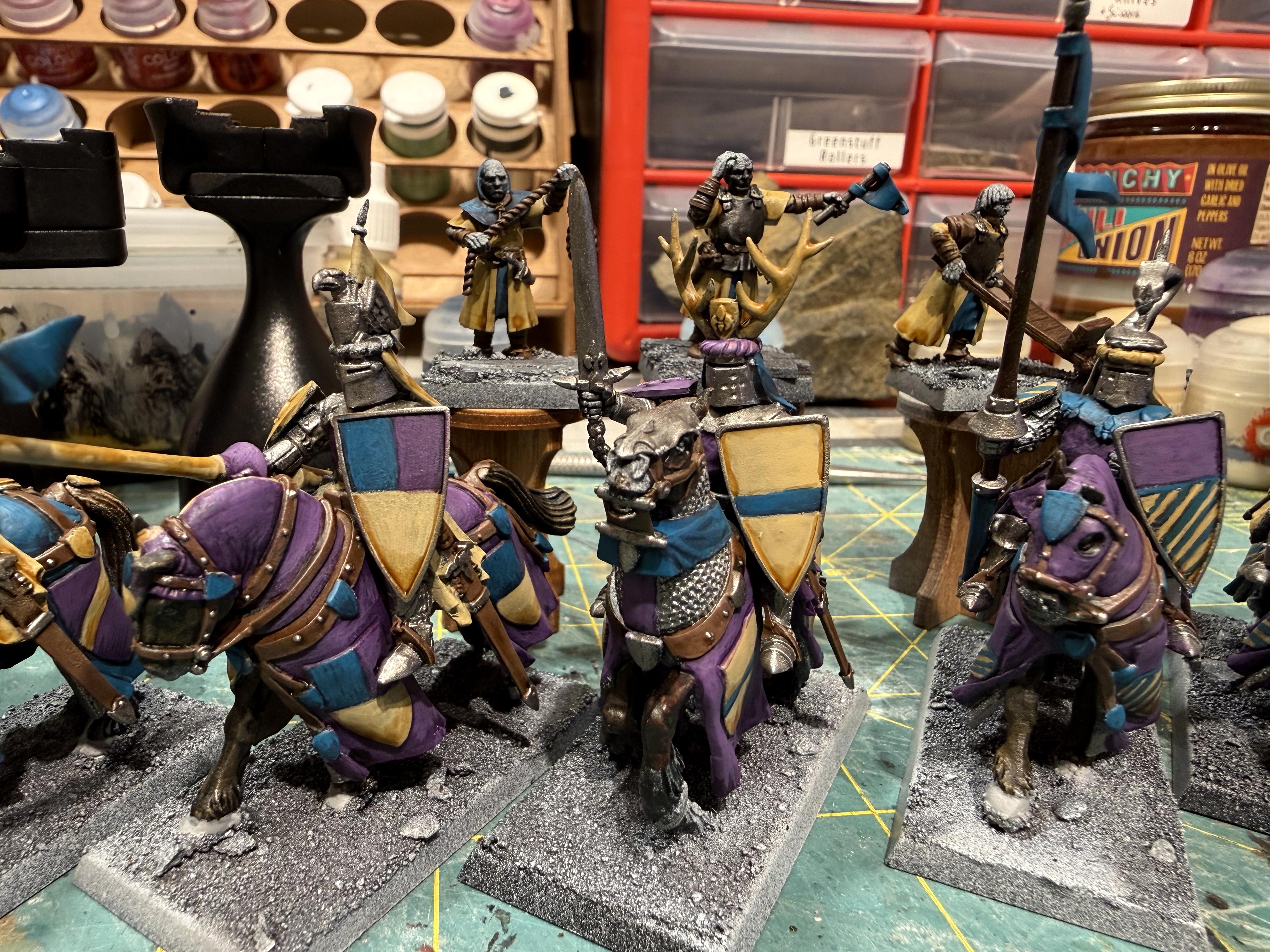 Bretonnian Exiles, Bretonnians, Knights Of The Realm, Peasants