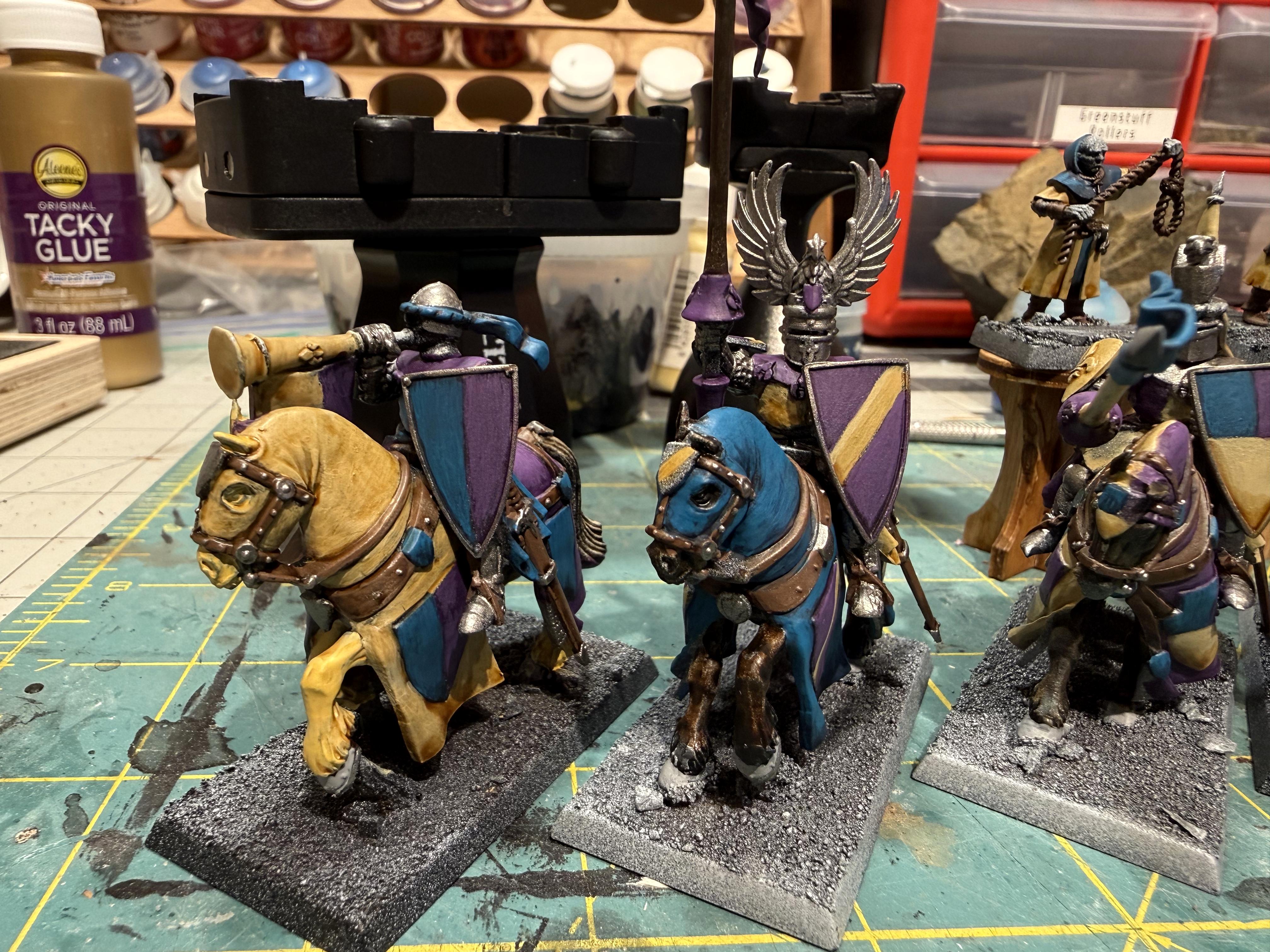 Bretonnian Exiles, Bretonnians, Knights Of The Realm, Peasants