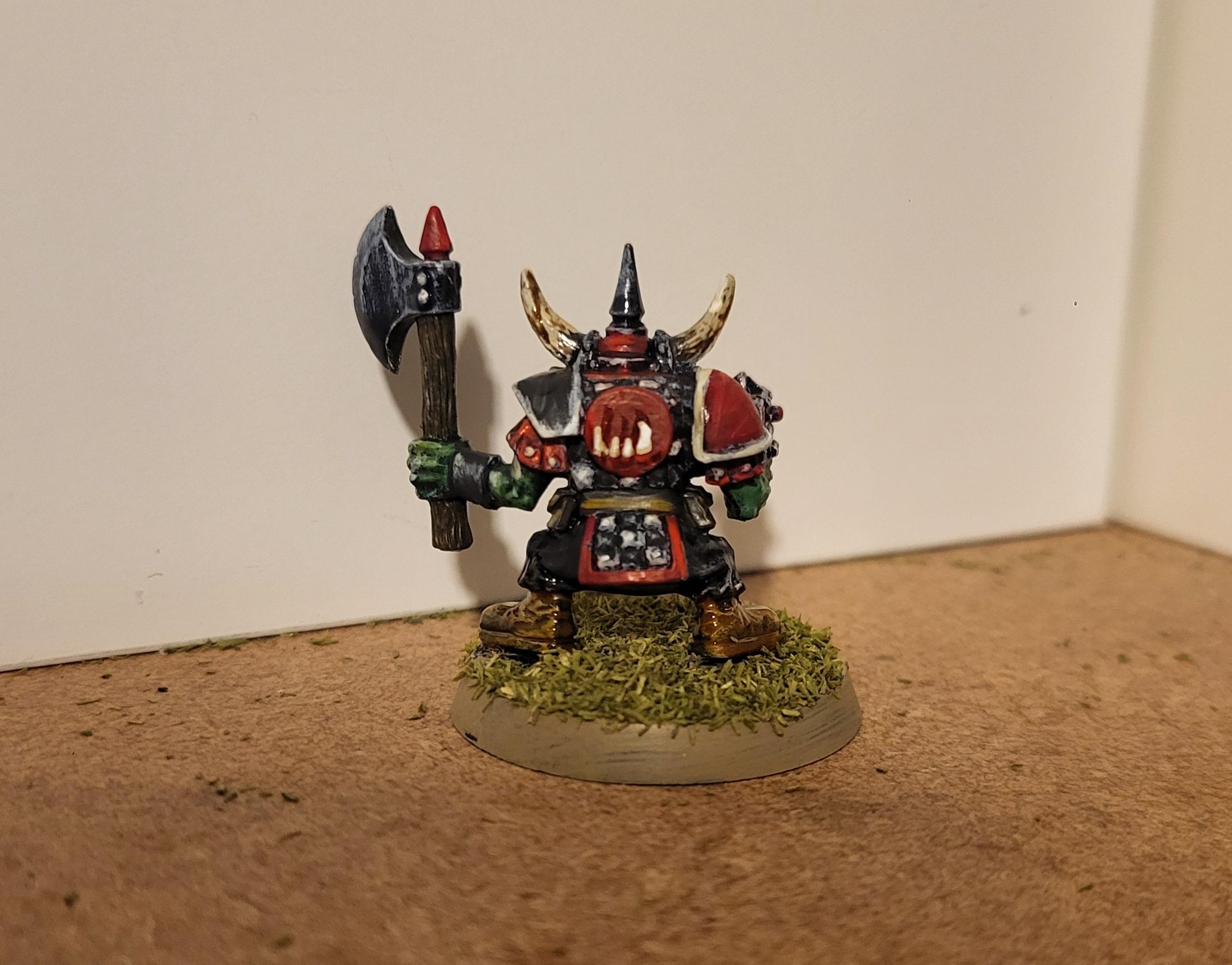 Oldhammer, Orks, 2nd ed Goff boy rear