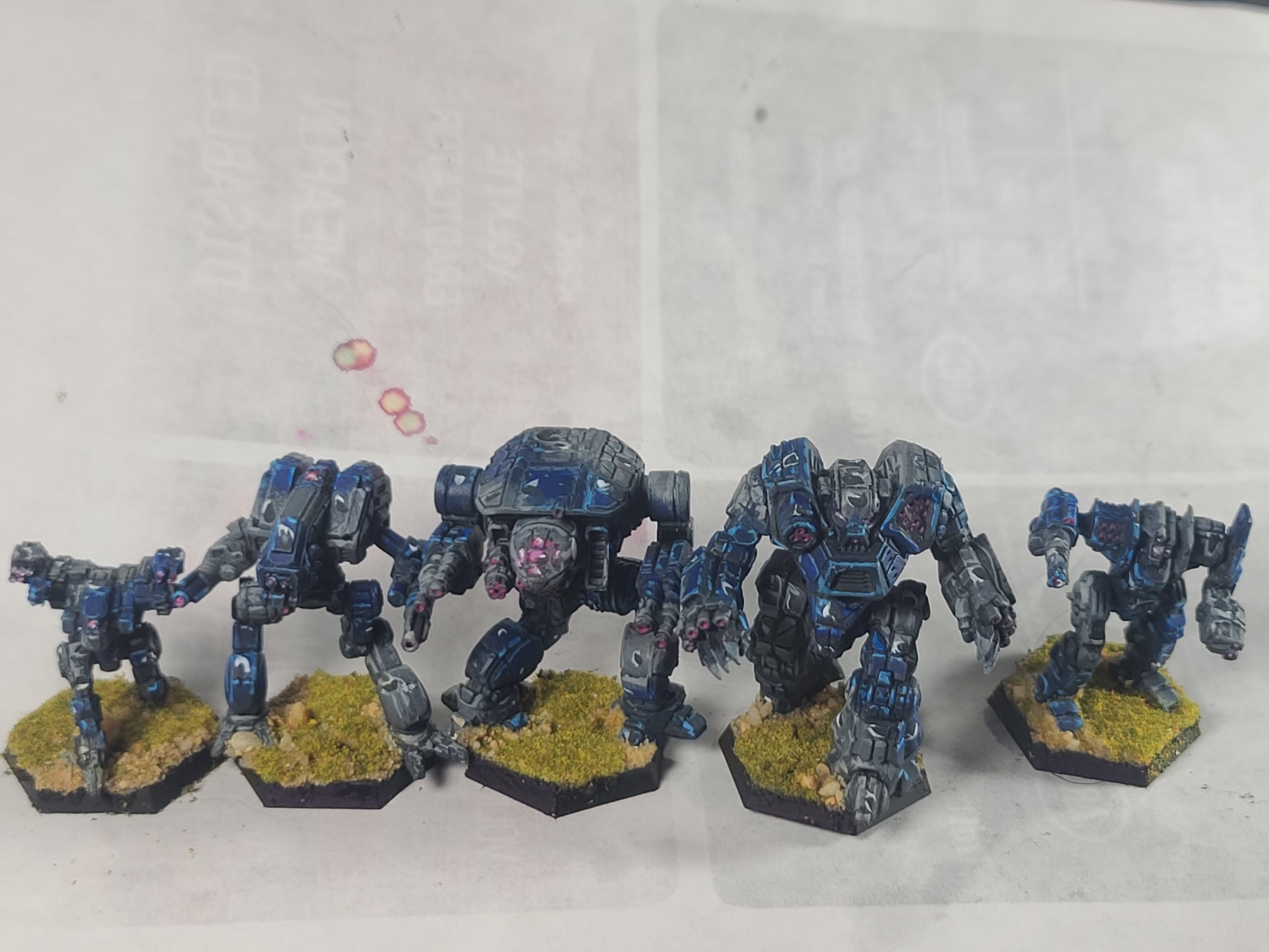 Battletech, Catalyst Game Labs, Conversion, Daishi, Dasher, Dire Wolf, Fire Moth, Ghost Bear, Grendel, Kodiak, Mad Dog, Mech, Vulture