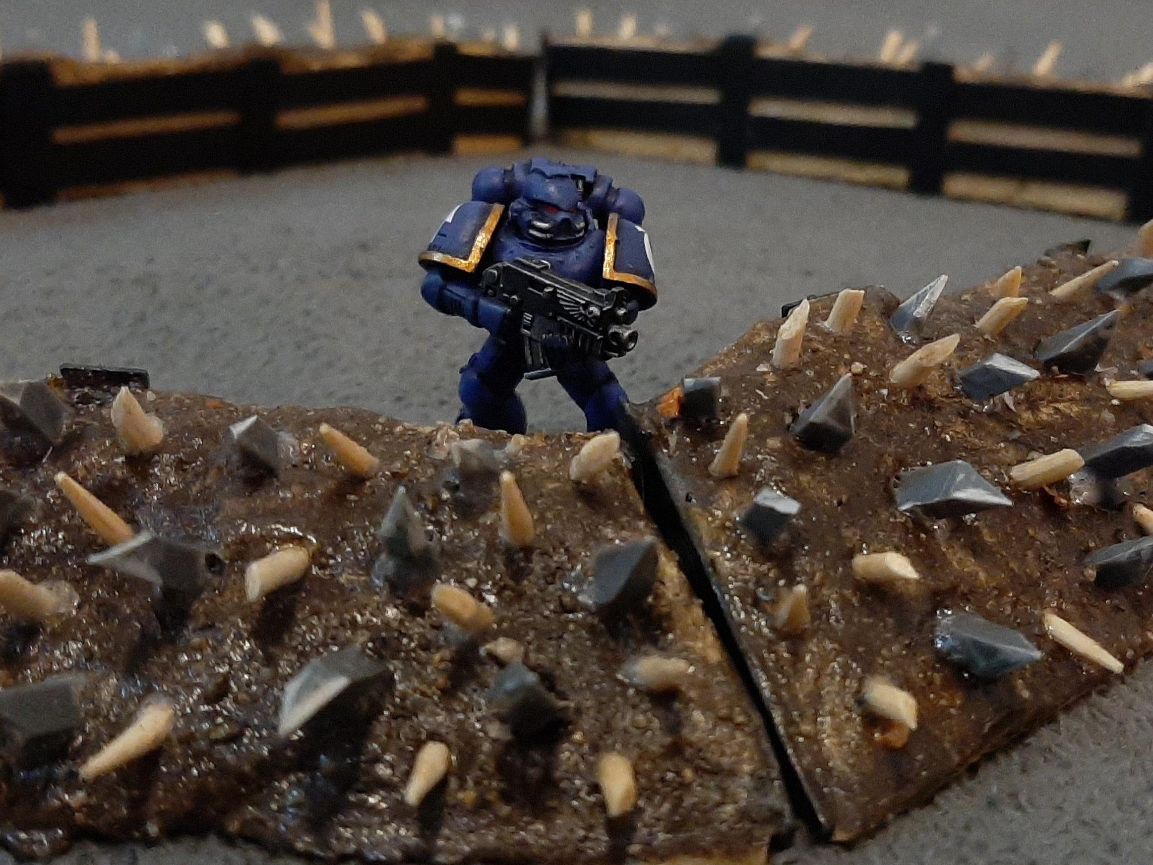 40.000, Barriers, Conversion, Custom, Homemade, Pieces, Scratch Build, Spiked, Tabletop, Terrain, Trench, Warhammer 40,000, Warhammer Fantasy, Work In Progress