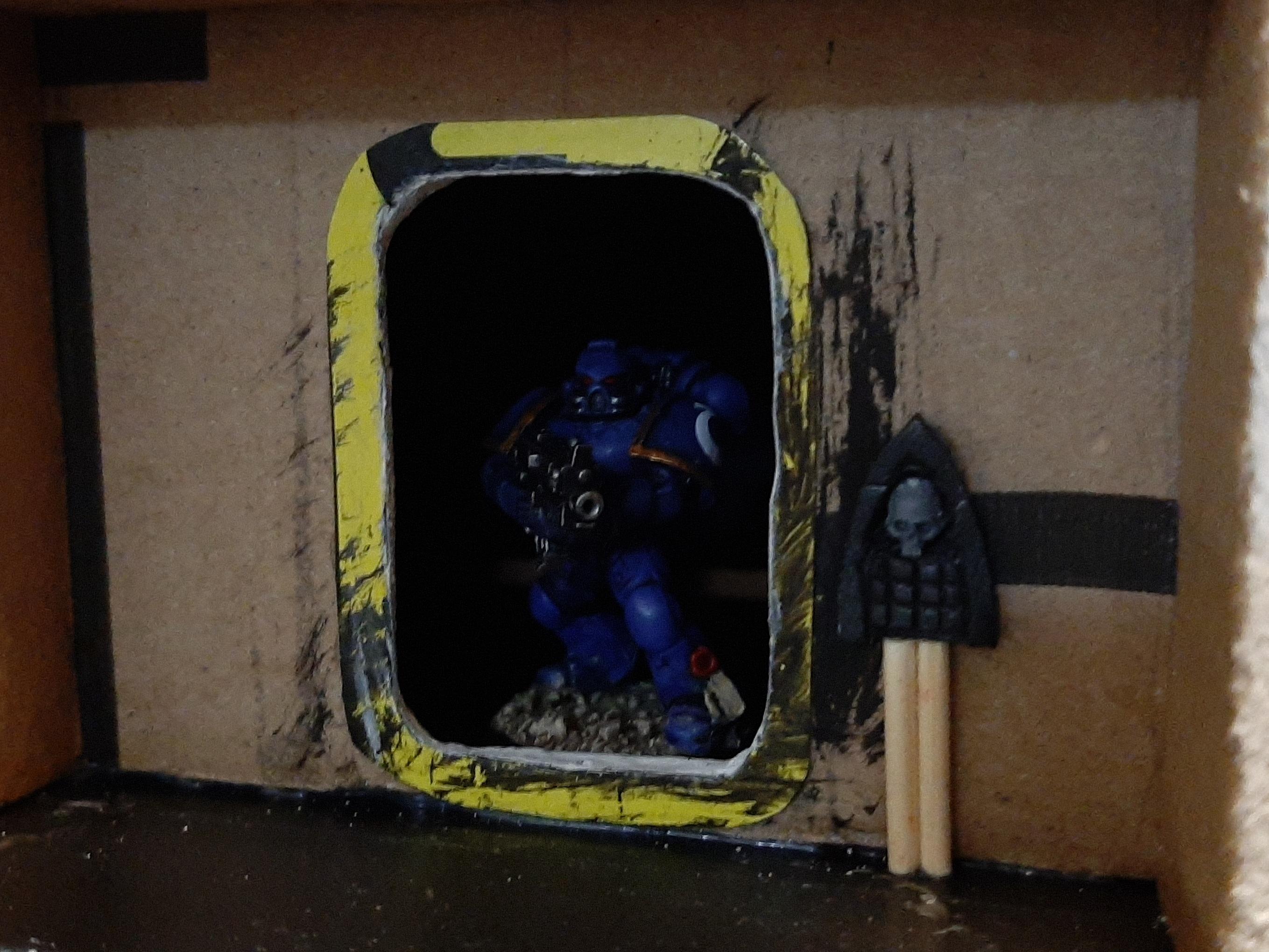 40.000, Bunker, Conversion, Custom, Entrance, Homemade, Imperial, Pieces, Scratch Build, Tabletop, Terrain, Warhammer 40,000, Warhammer Fantasy