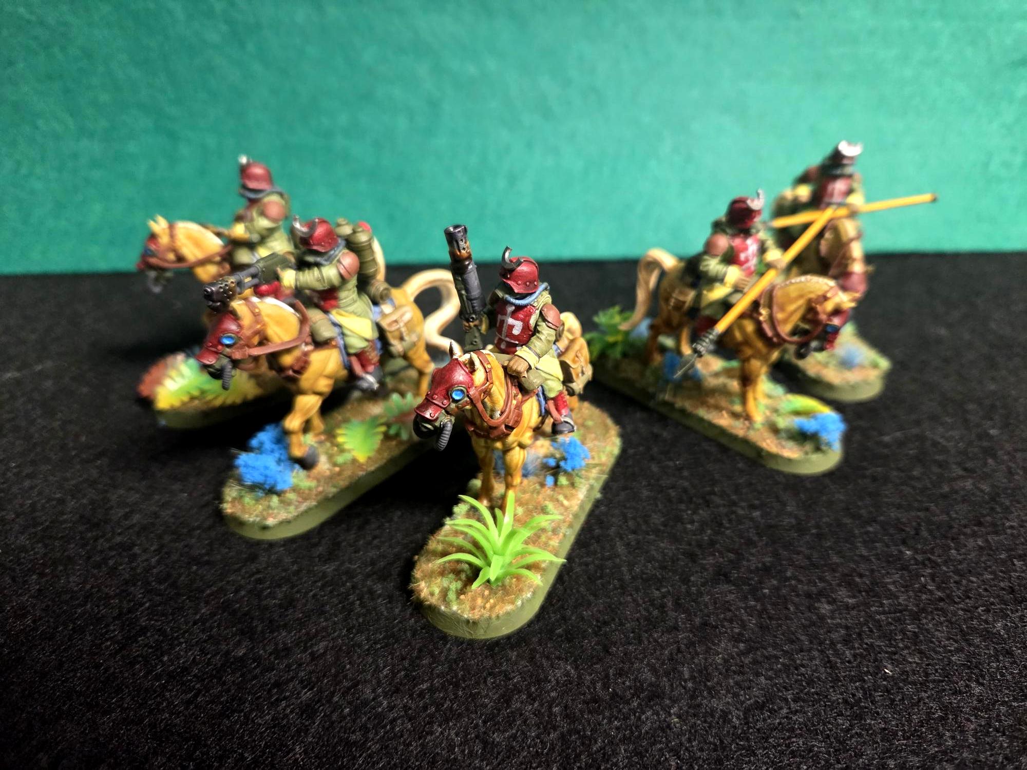 Guard, Imperial, Rough Riders, Samurai, Space