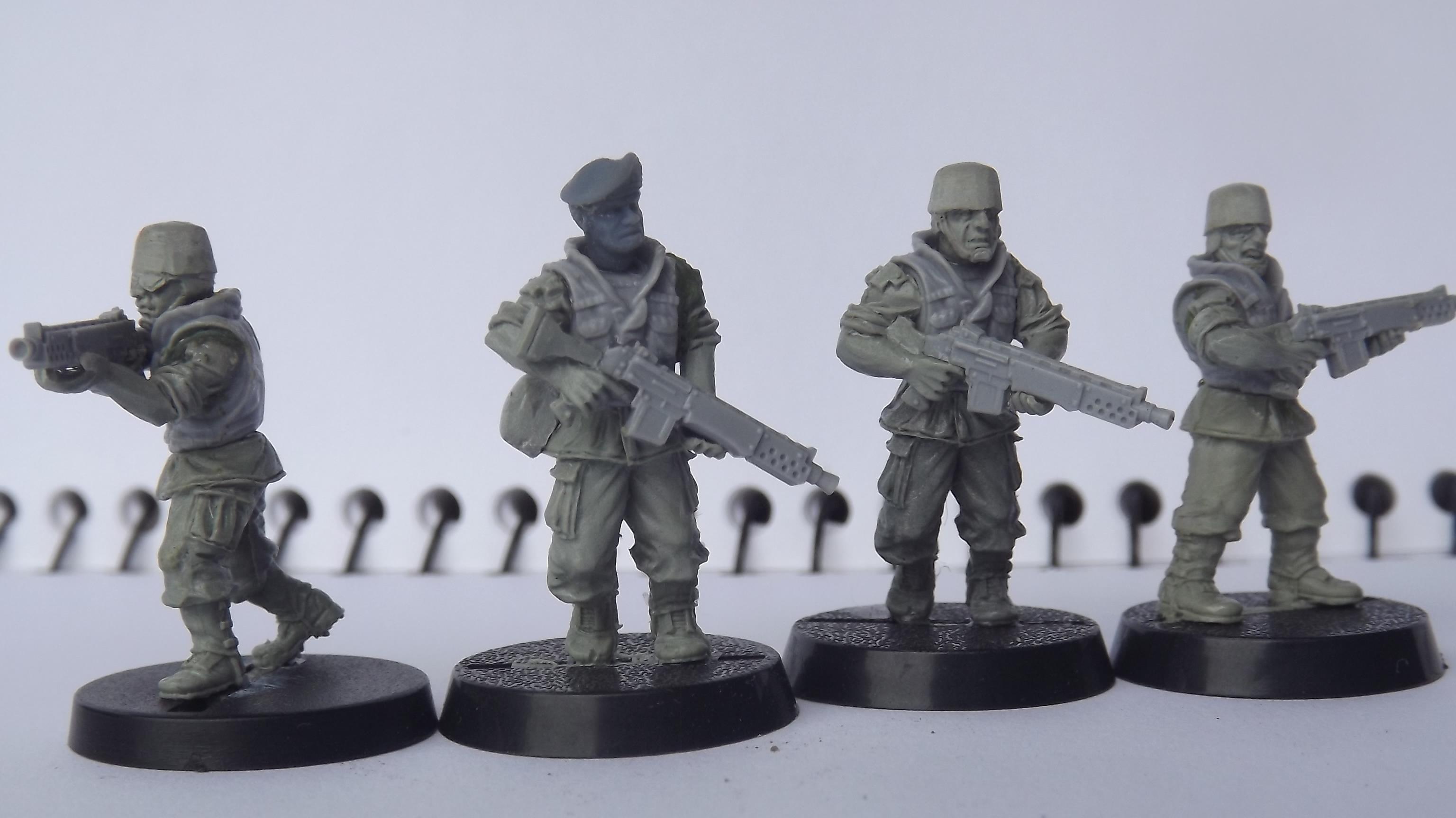 Imperial Guard, Mad Robot Minis, Victoria Minitures