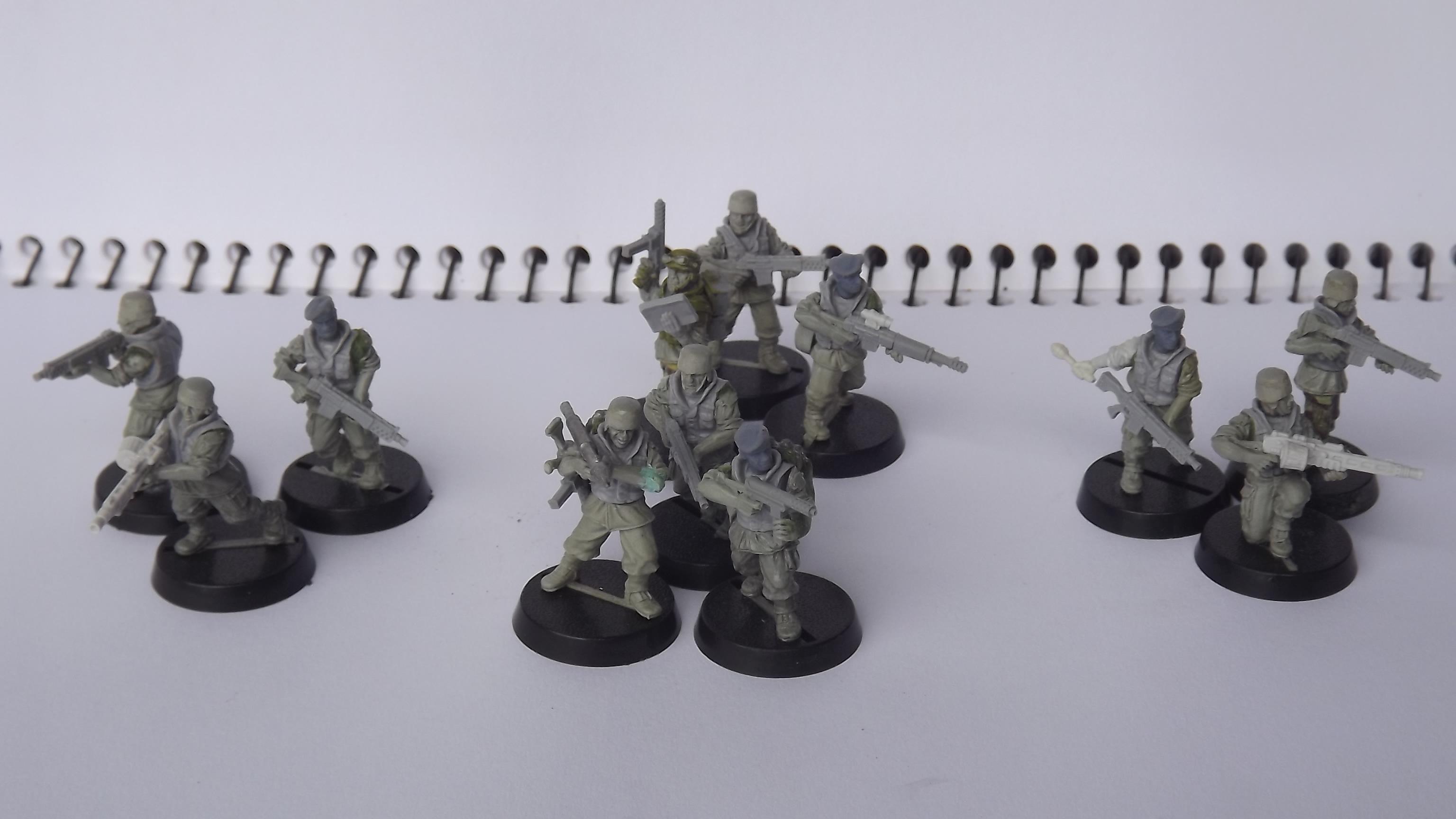 Anvil Industry, Imperial Guard, Mad Robot Minis, The Assault Group, Victoria Minitures