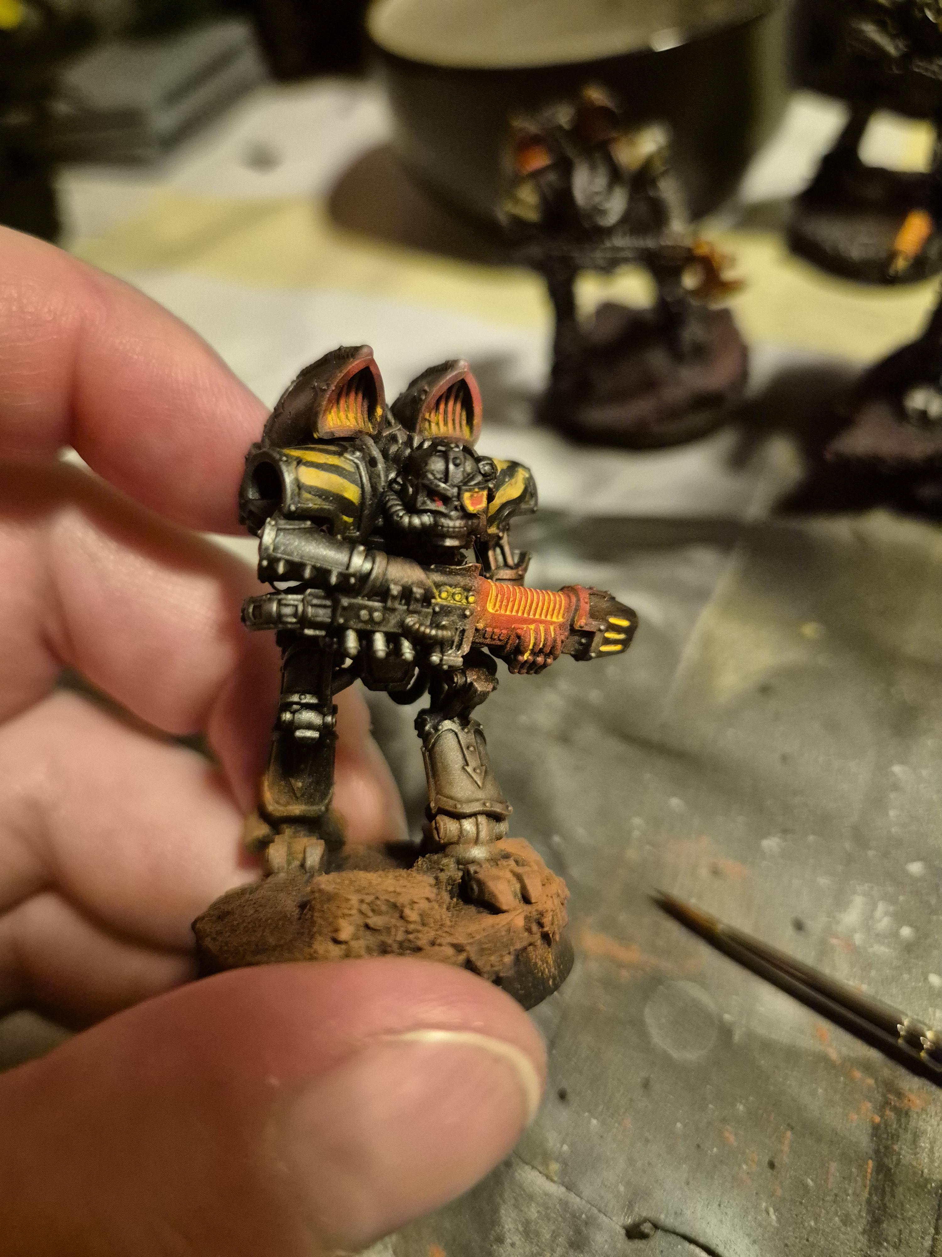 30k, 3d Printed, Chaos Android, Iron Warriors, Proxy, Warhammer 40,000