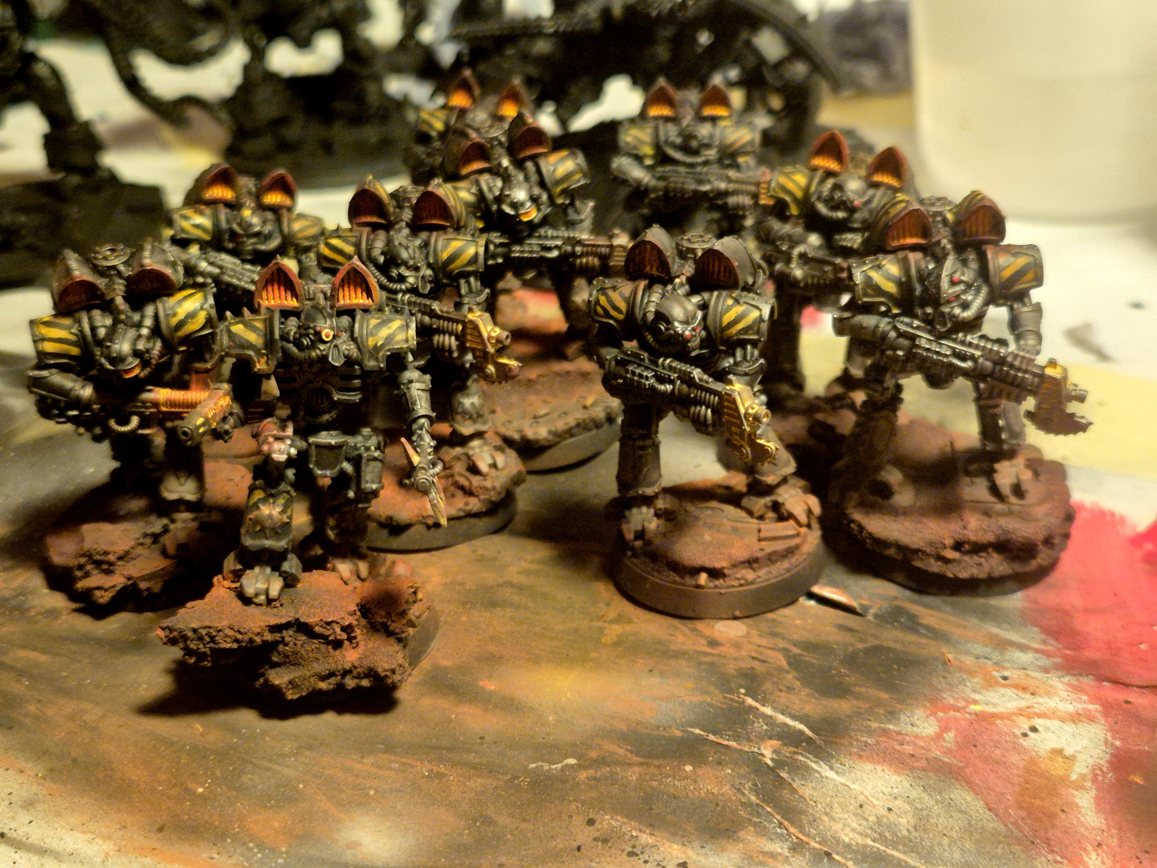 30k, 3d Printed, Chaos Android, Iron Warriors, Proxy, Warhammer 40,000