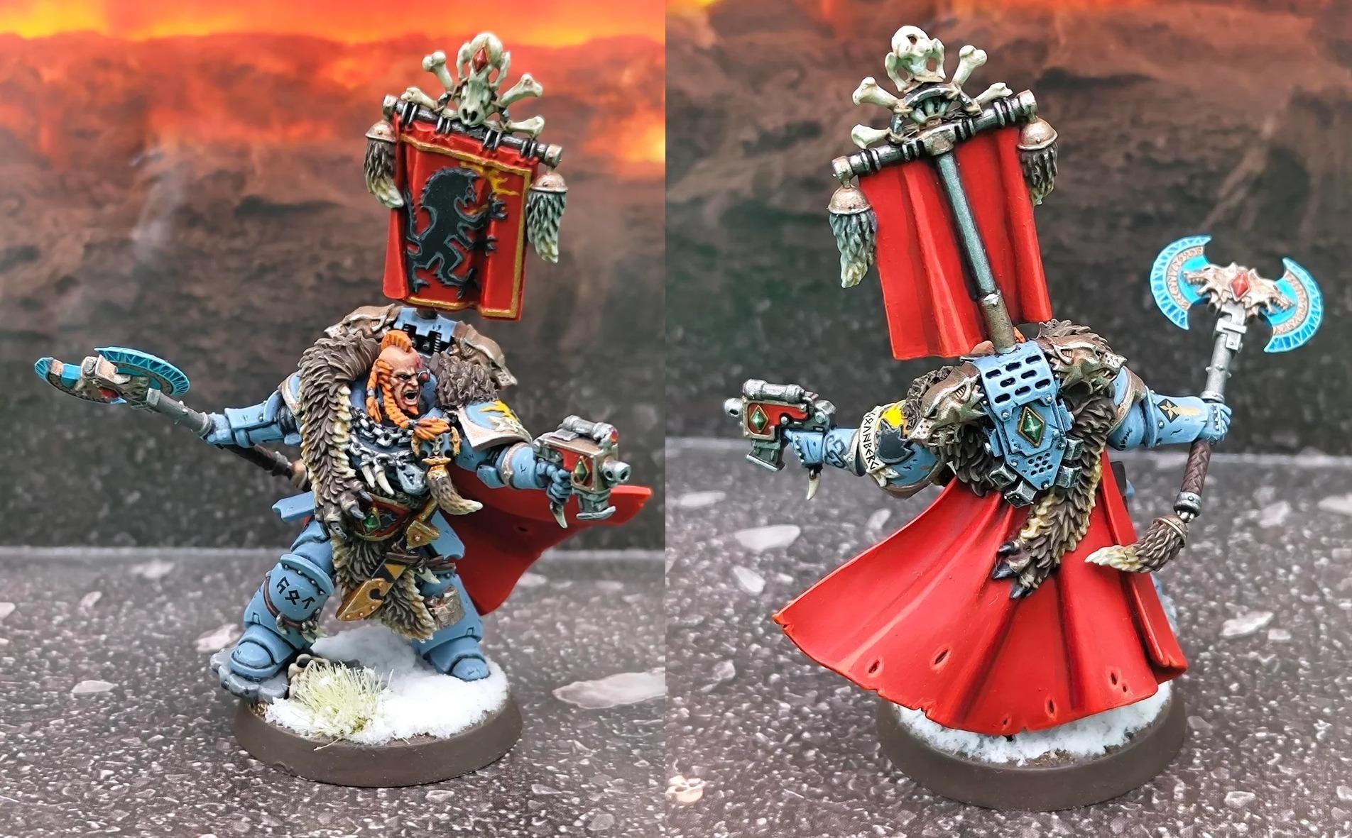 Captain, Dragongaze, Krom, Krom Dragongaze, Space Marines, Space Wolves, Warhammer 40,000, Warhammer Fantasy, Wolf Lord