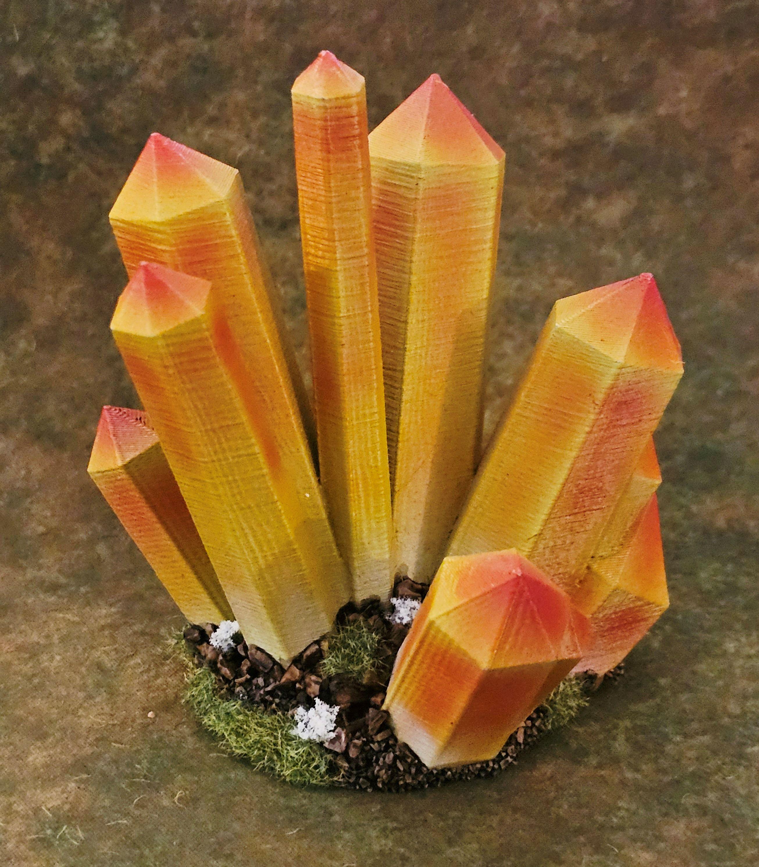 Crystals V2.0, large crystals (~3" base)