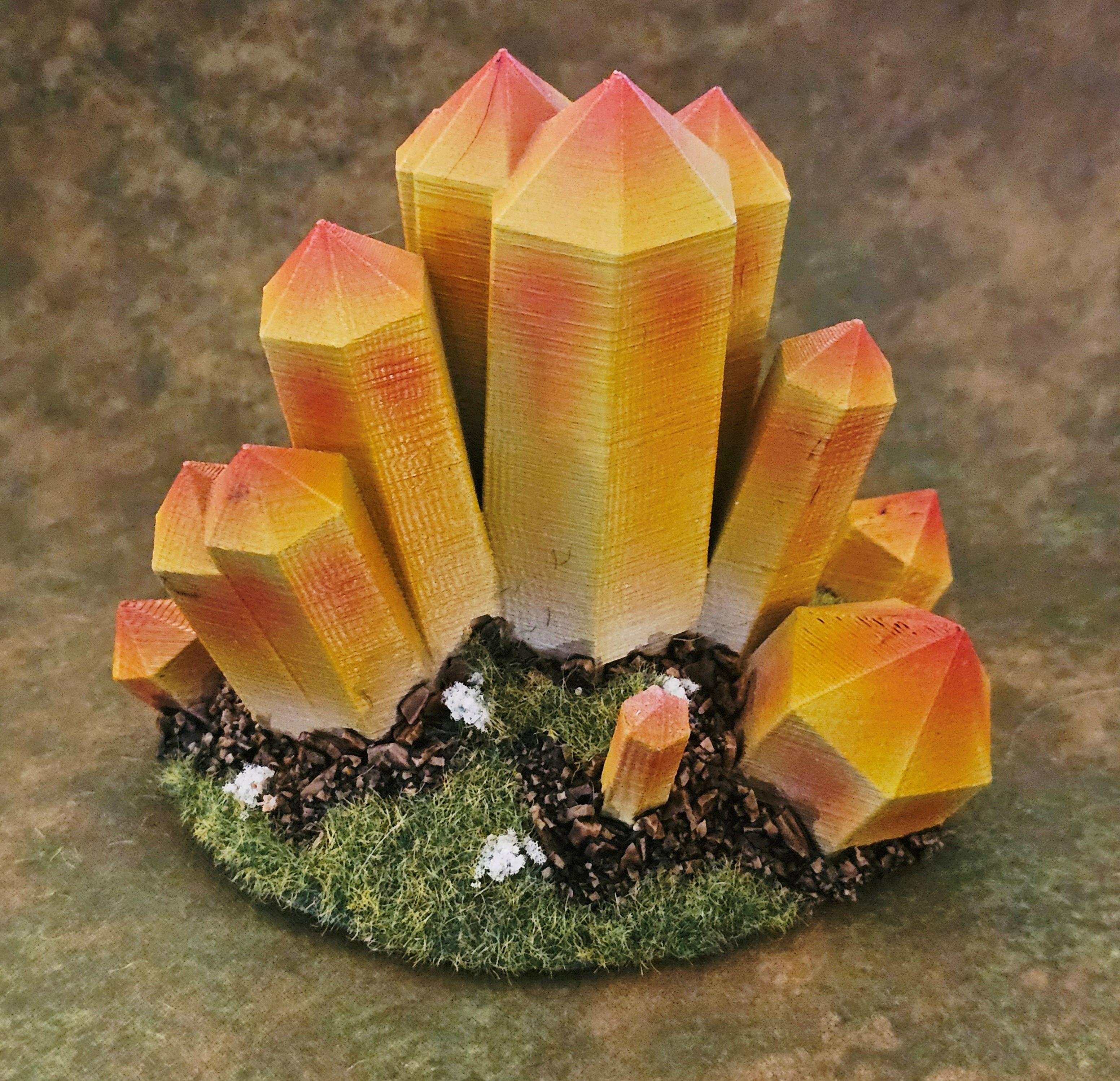 Crystals V2.0, large crystals (~3.5" base)