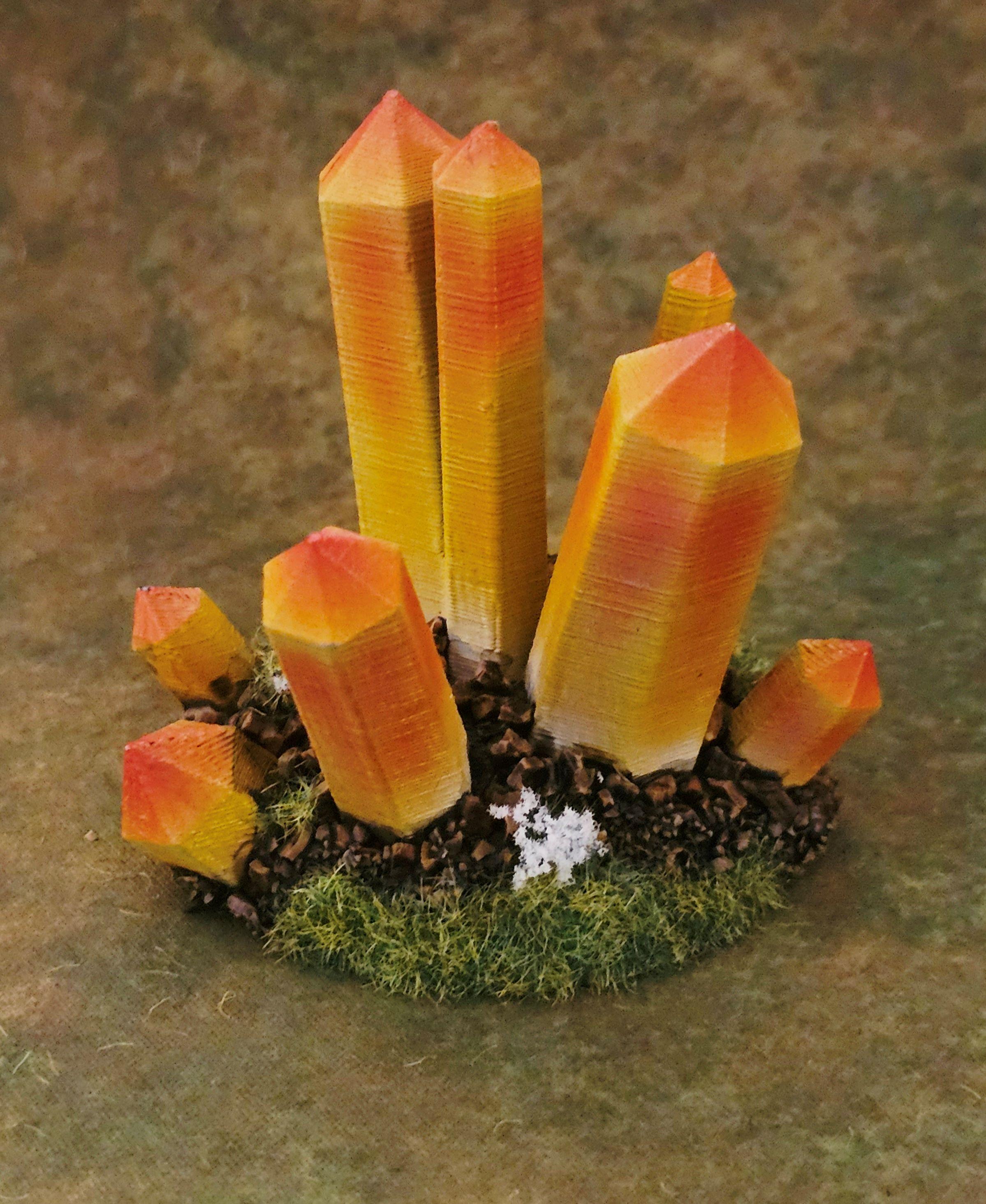 Crystals V2.0, medium crystals (~2.5" base)