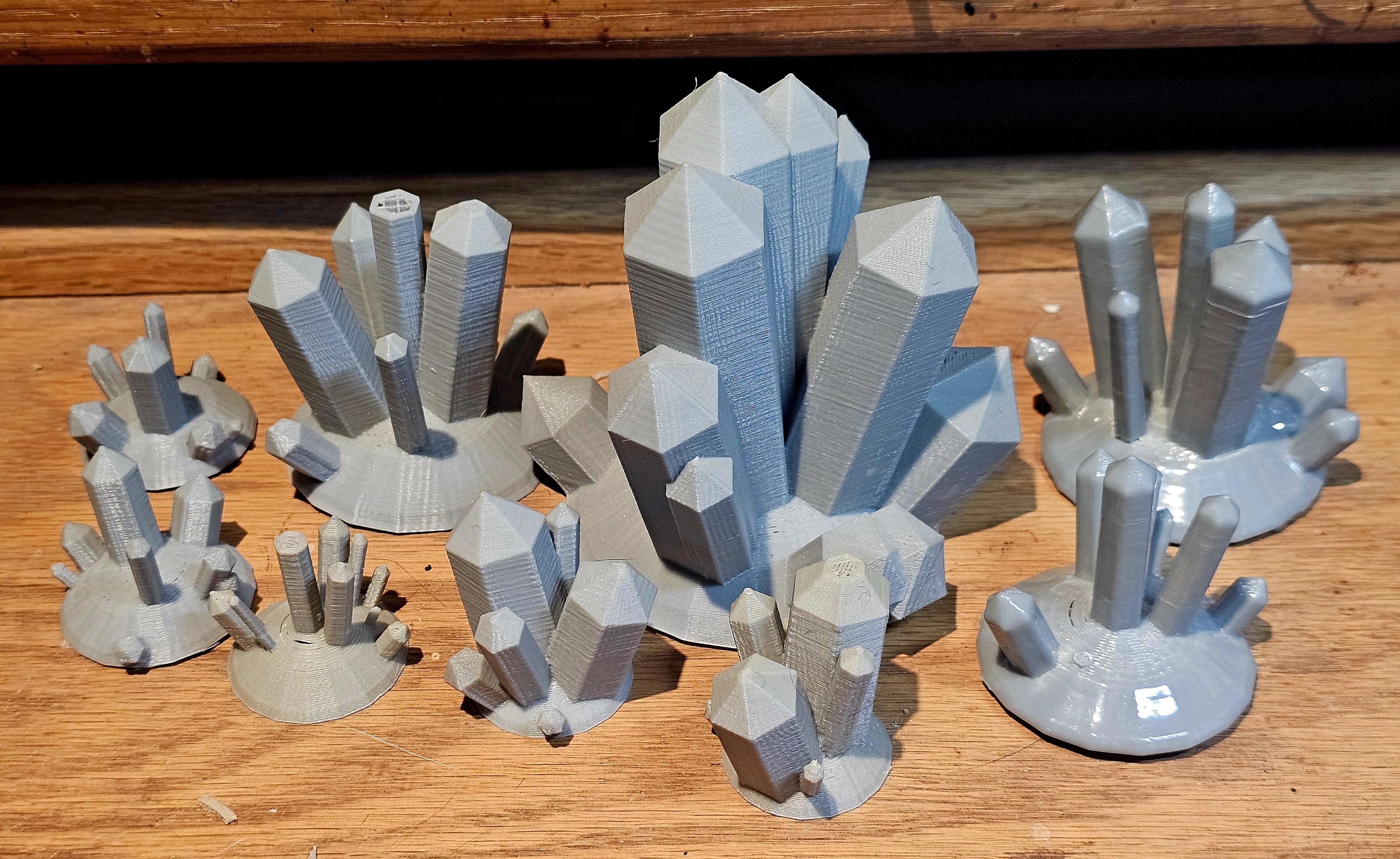 Crystal Terrain, Printed
