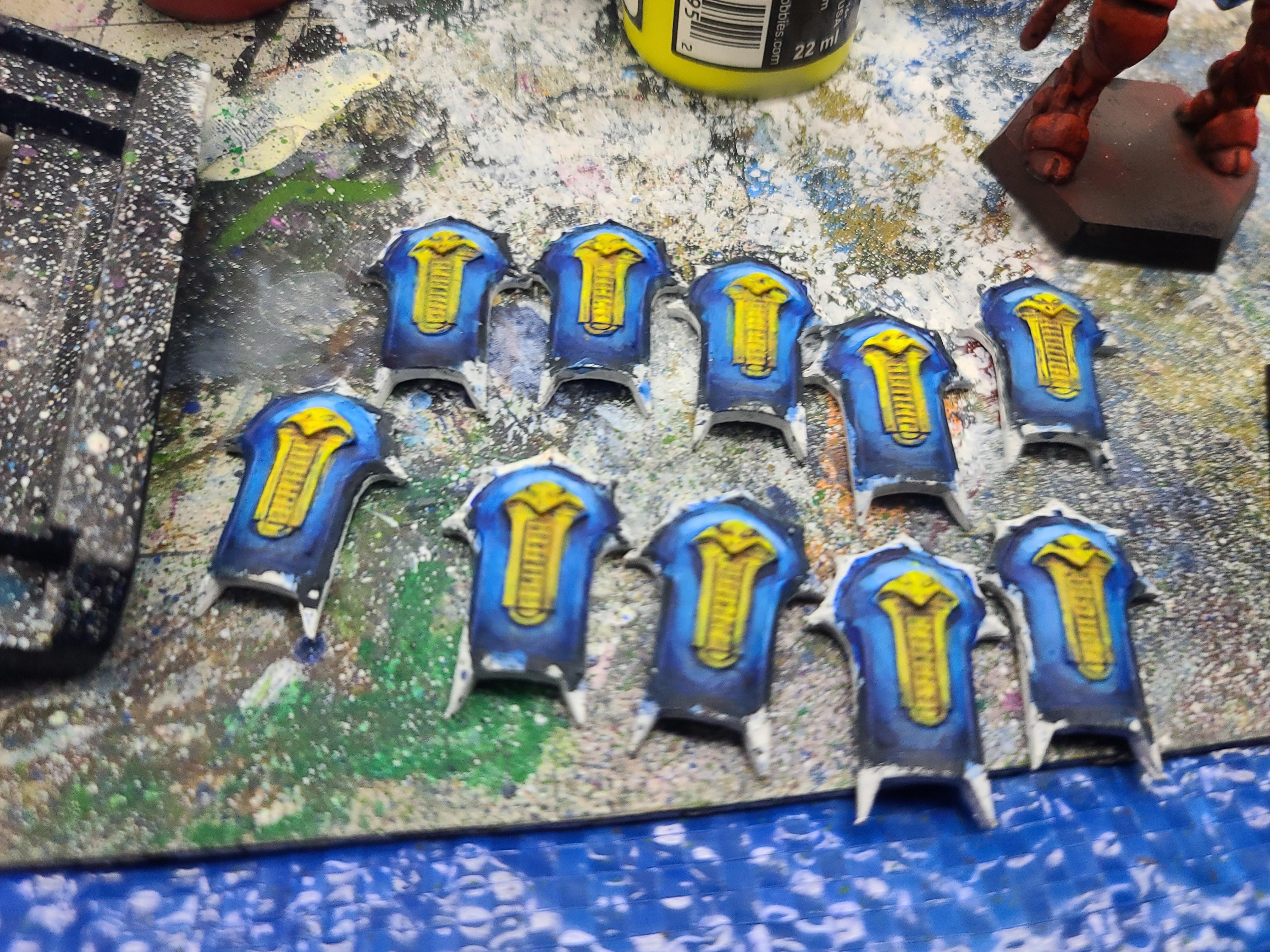 Crocodile Games, Shields, Typhon, War Gods Of Aegyptus