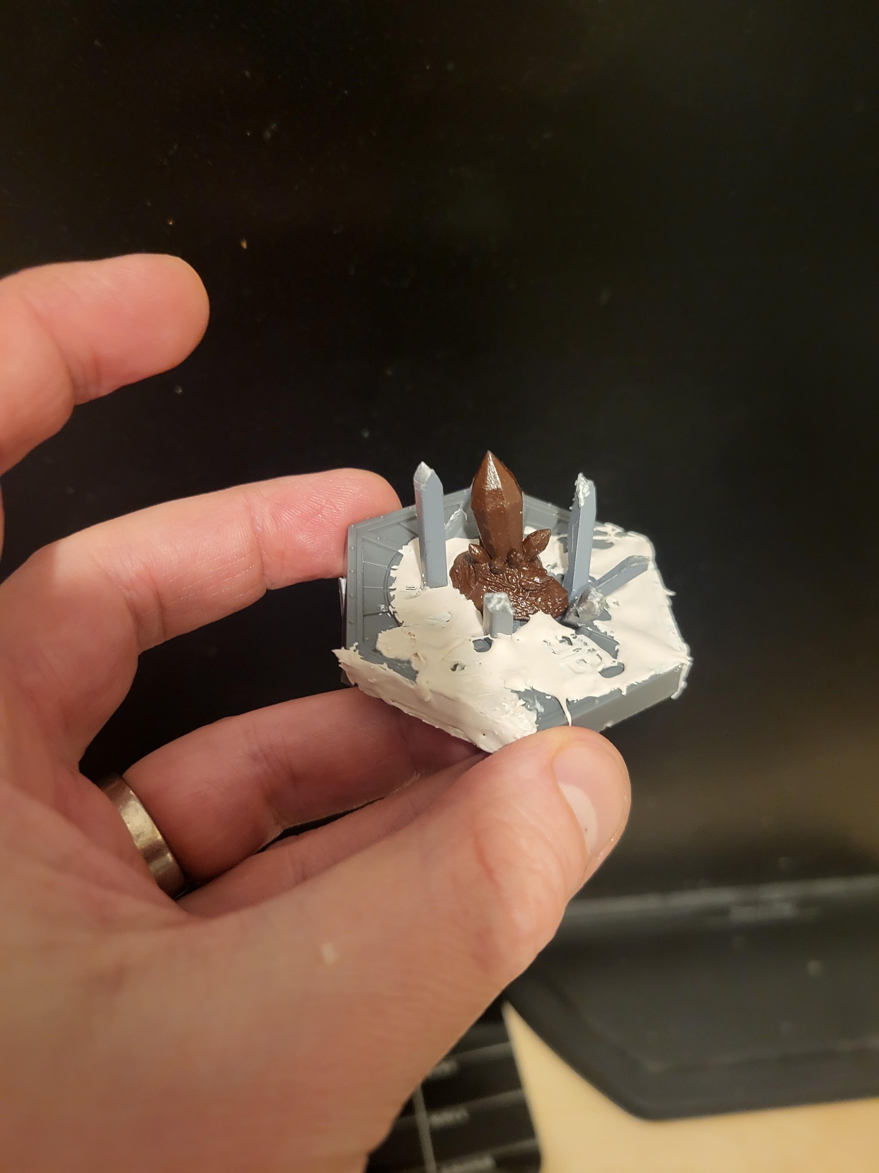 Hex, Hoth, Crystal test