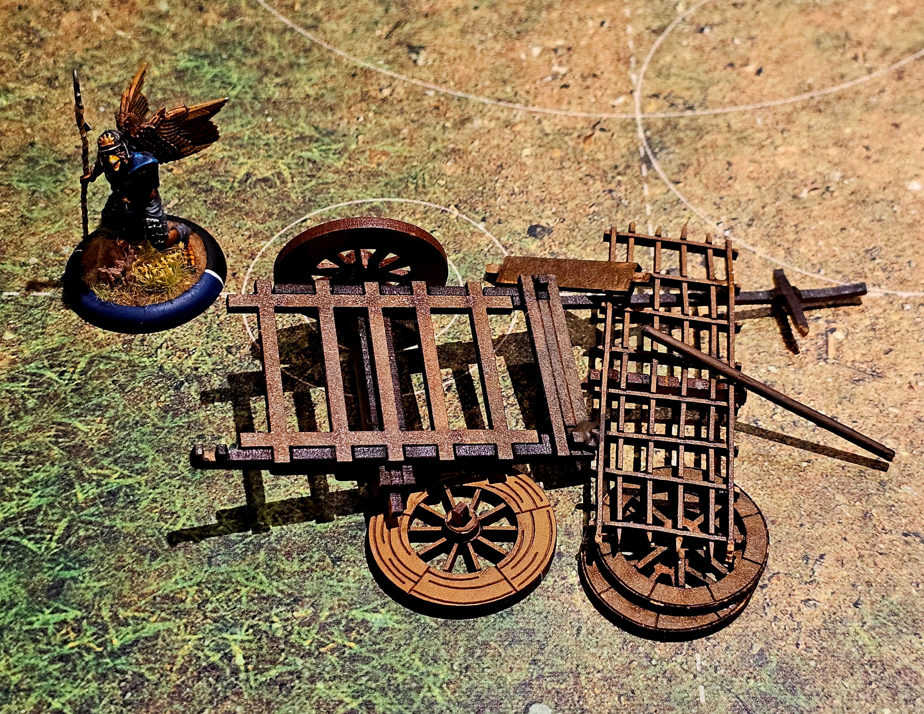 Bushido, Terrain, difficult terrain carts