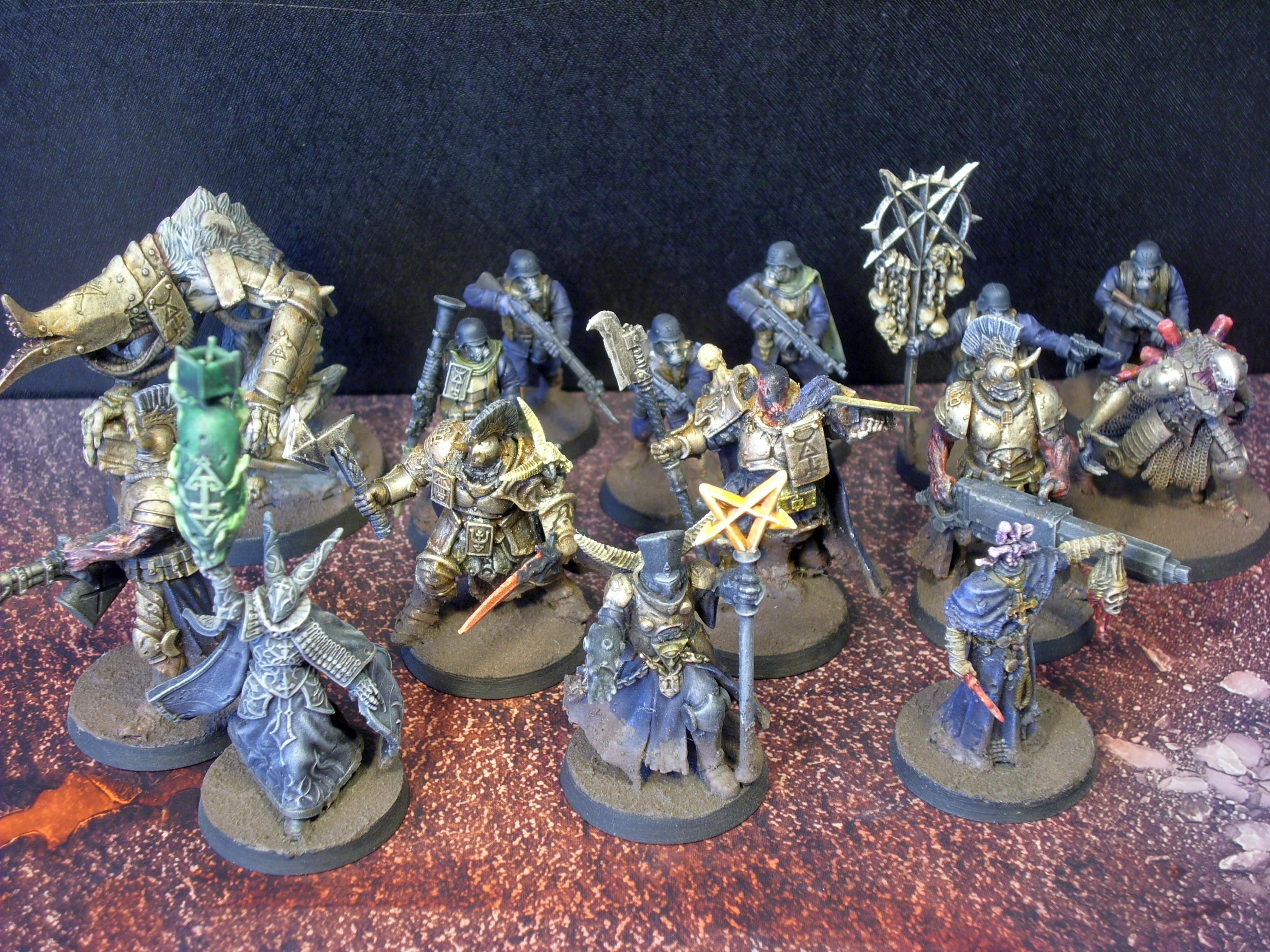 Anointed, Anointed Heavy Infantry, Artillery Witch, Chorister, Death Commando, Heretic Legion, Heretic Priest, Heretic Troopers, Trench Crusade, War Wolf, War Wolf Assault Beast