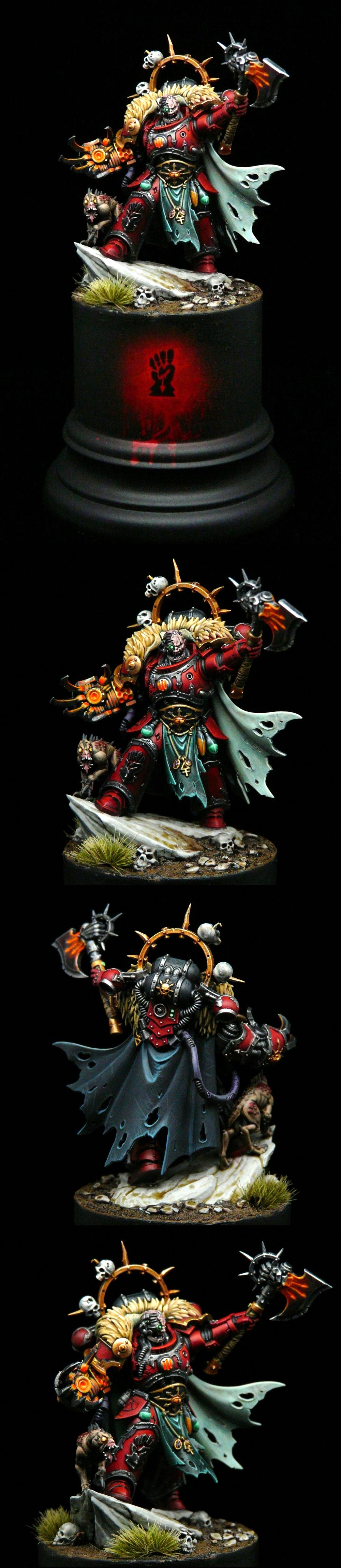 Chaos Lord, Chaos Space Marines, Hereticus Astartes, Huron Blackheart, Red Corsairs