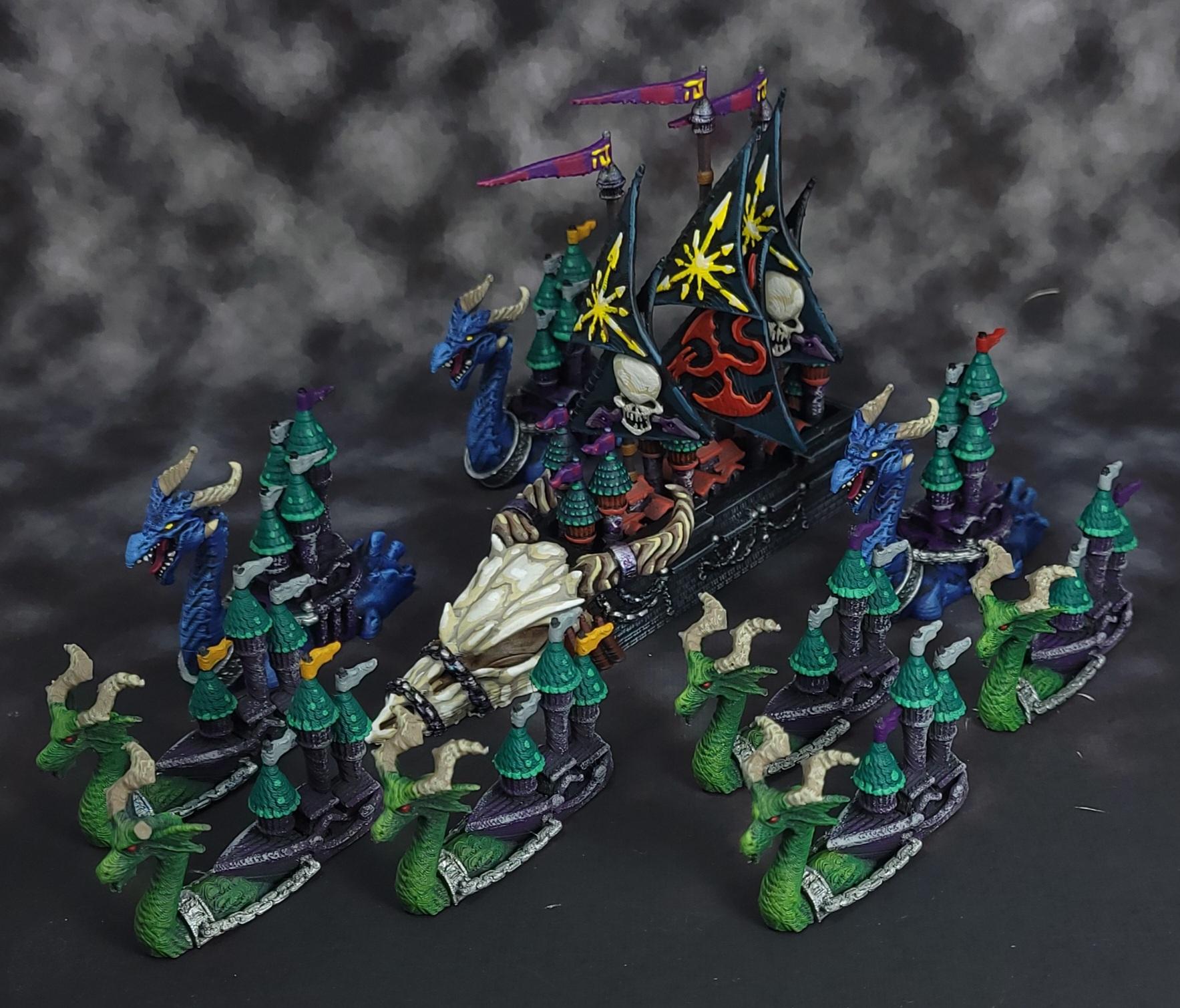 3d Printing, Dark Elves, Man O War