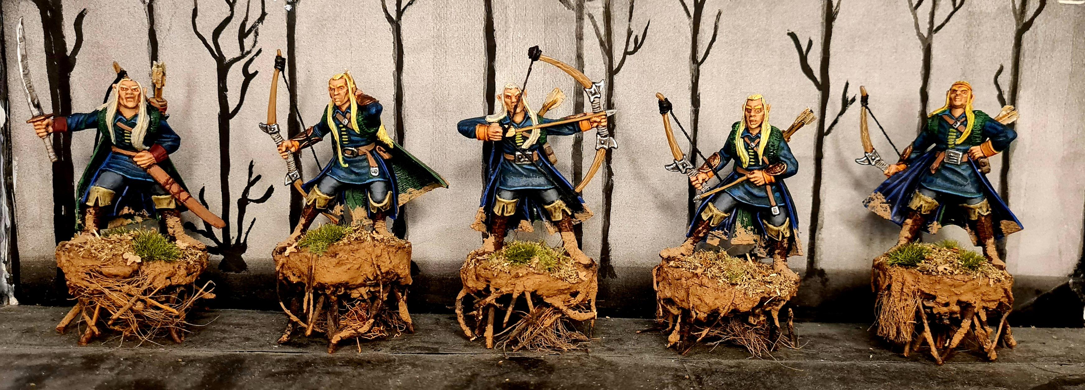 Archers, Bow, Conversion, Elves, Fantasy Battles, From Russia, Infantry, Katana, Squad, Technolog, Tehnolog, Warriors