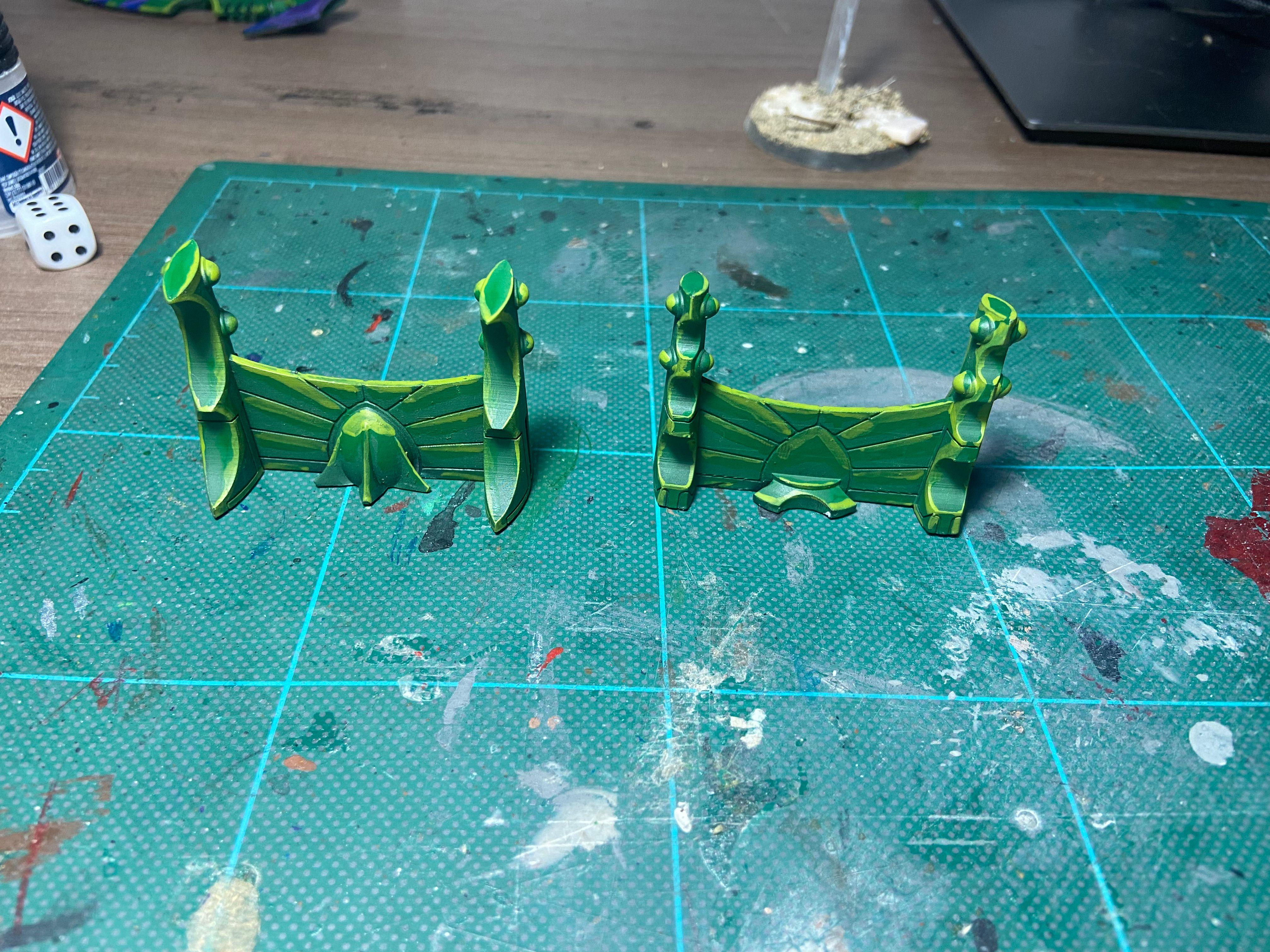 Light Barricades for my Eldars